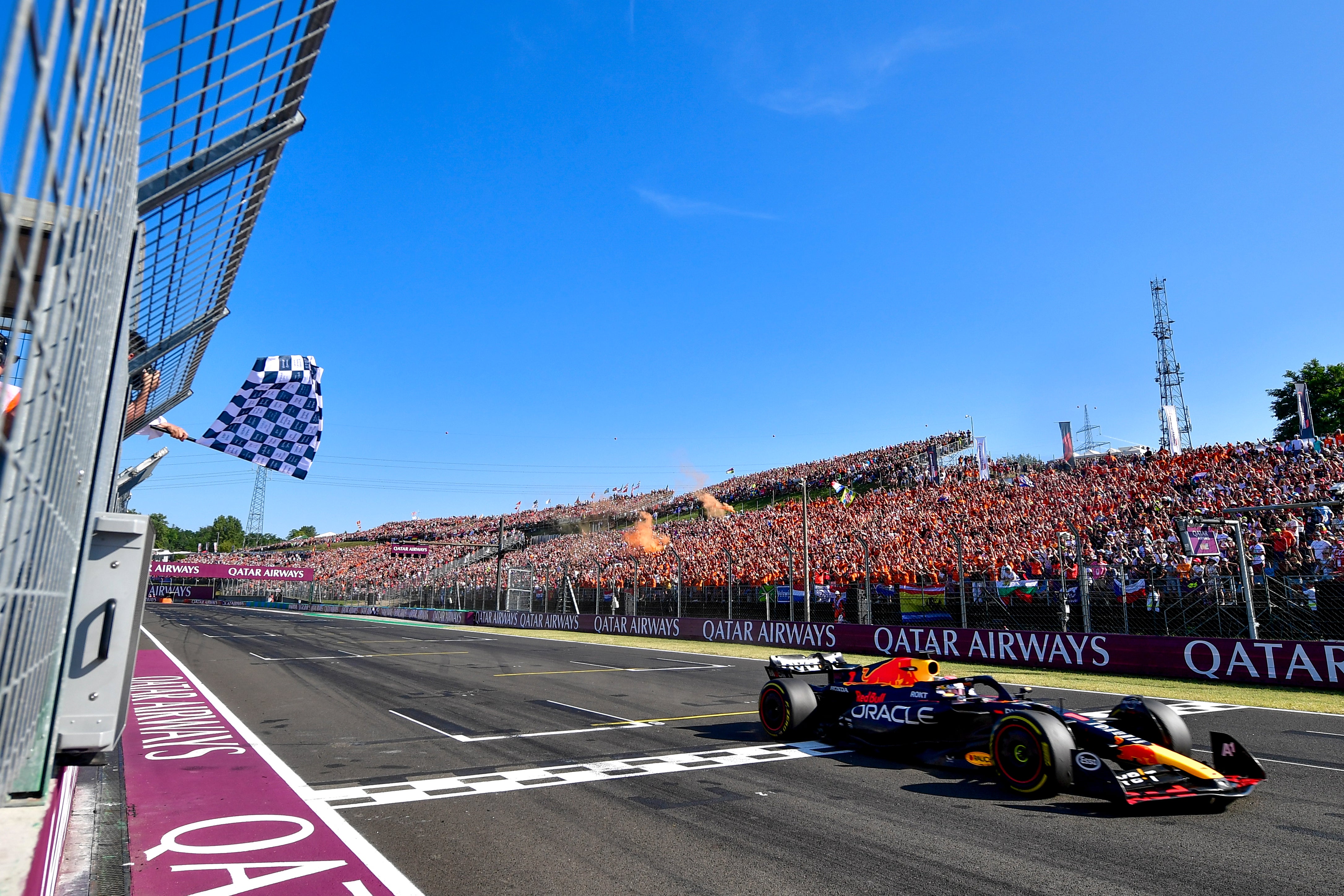 Max Verstappen won his seventh race in a row