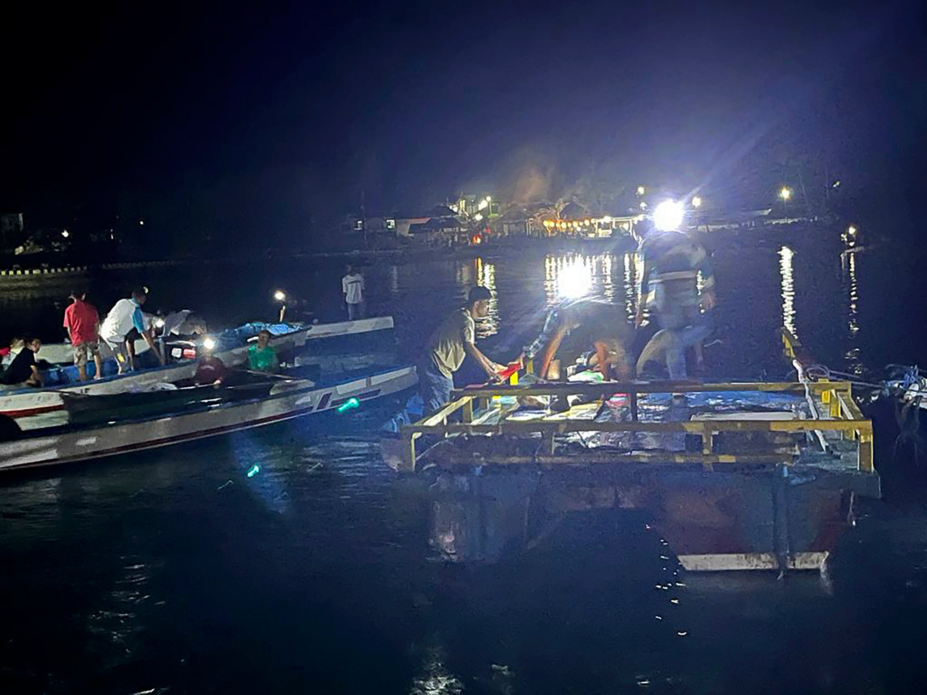 Indonesia Boat Sinks