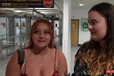 ‘Like hell on earth’: Brits evacuated from Rhodes describe devastating Greek wildfires