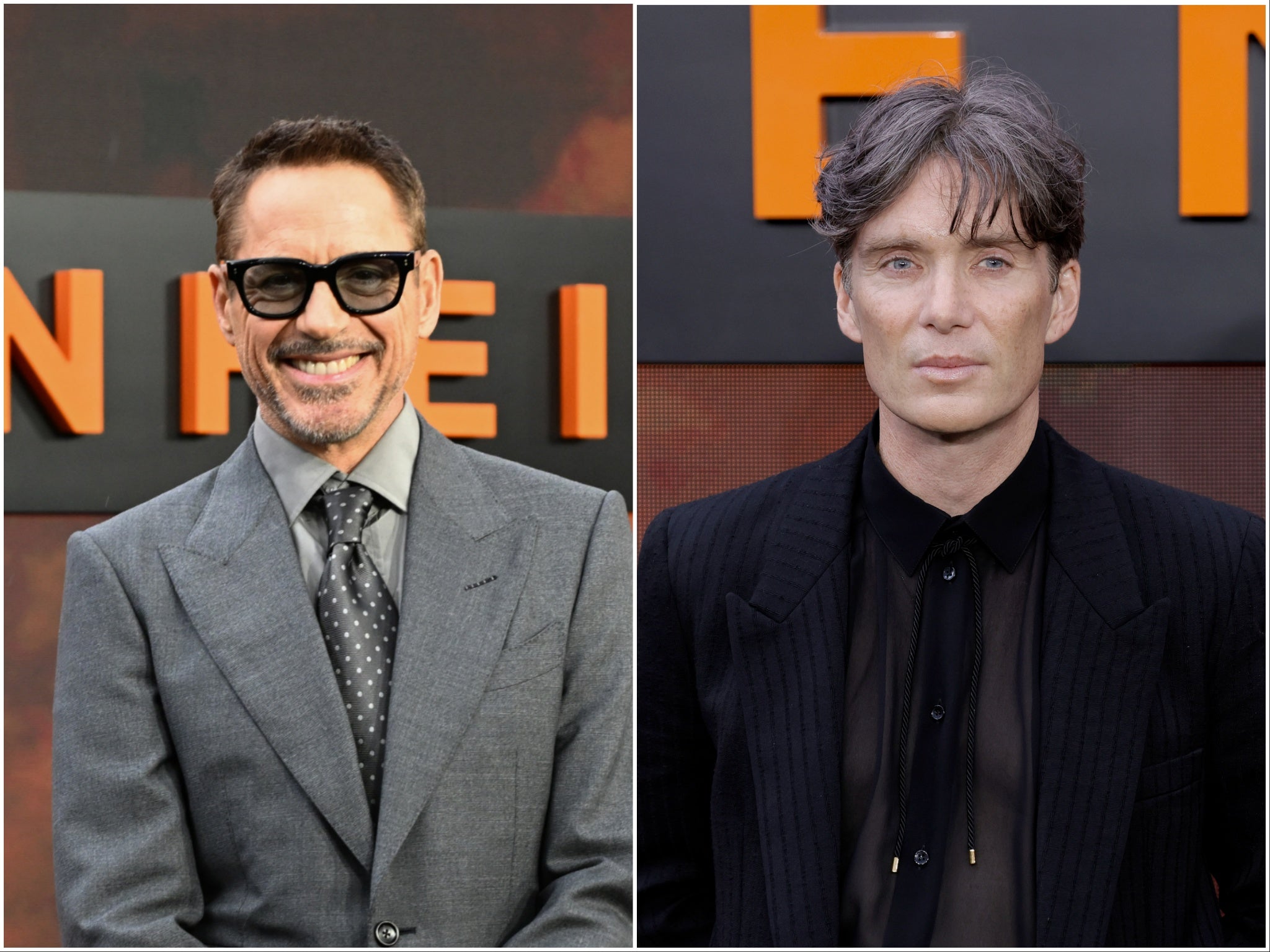 Robert Downey Jr and Cillian Murphy