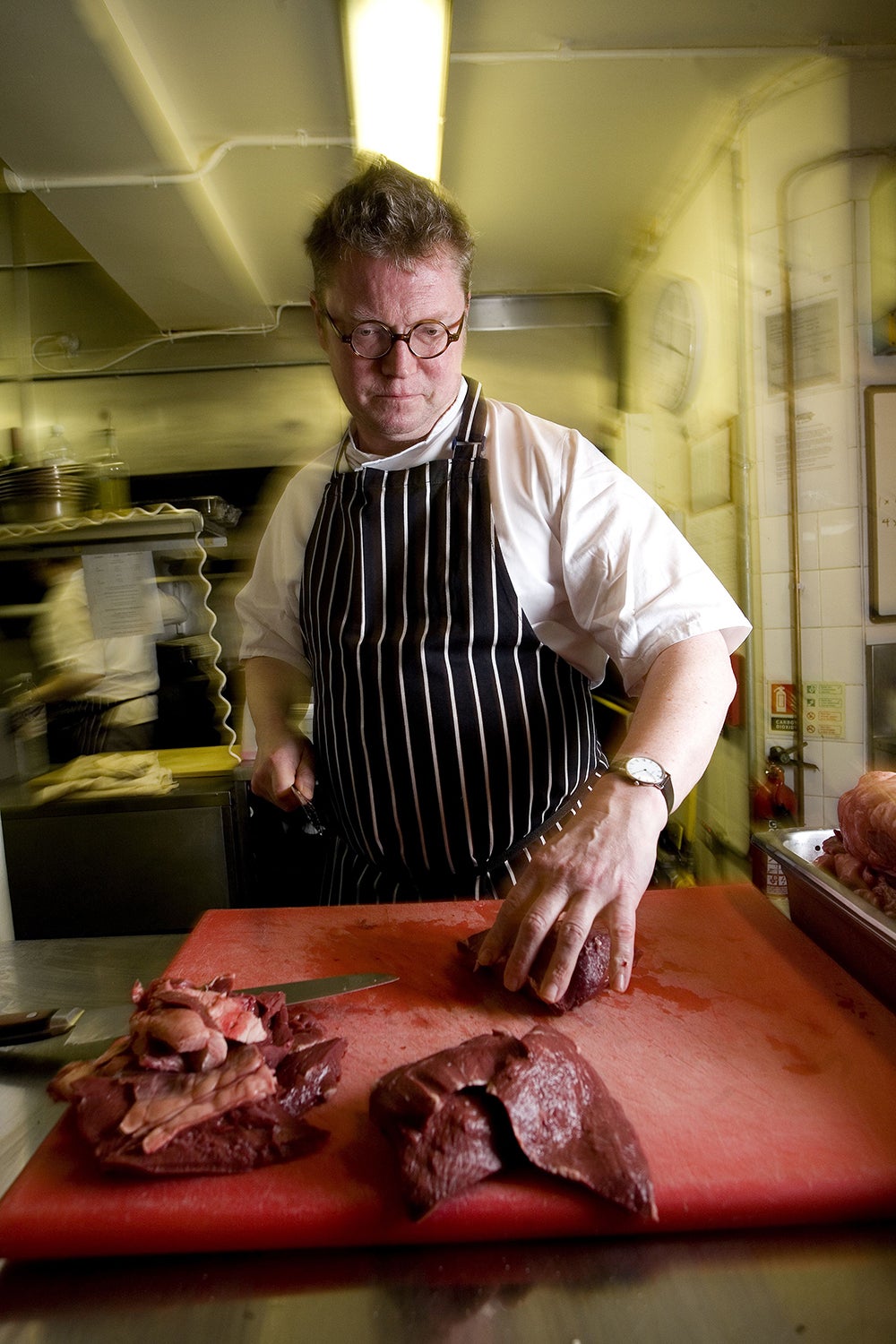 The celebrity chef Fergus Henderson, who popularised ‘nose to tail’ meat eating