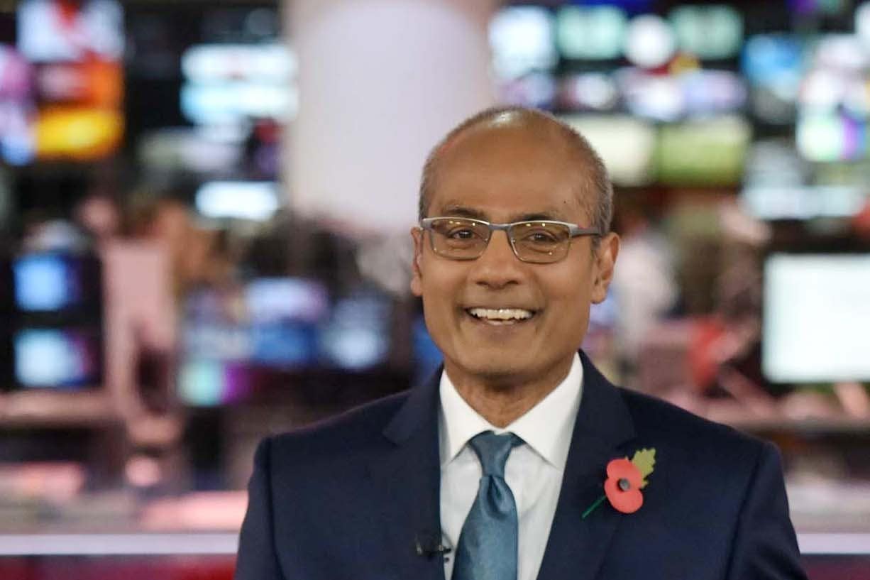 Alagiah was one the BBC’s longest-serving newsreaders