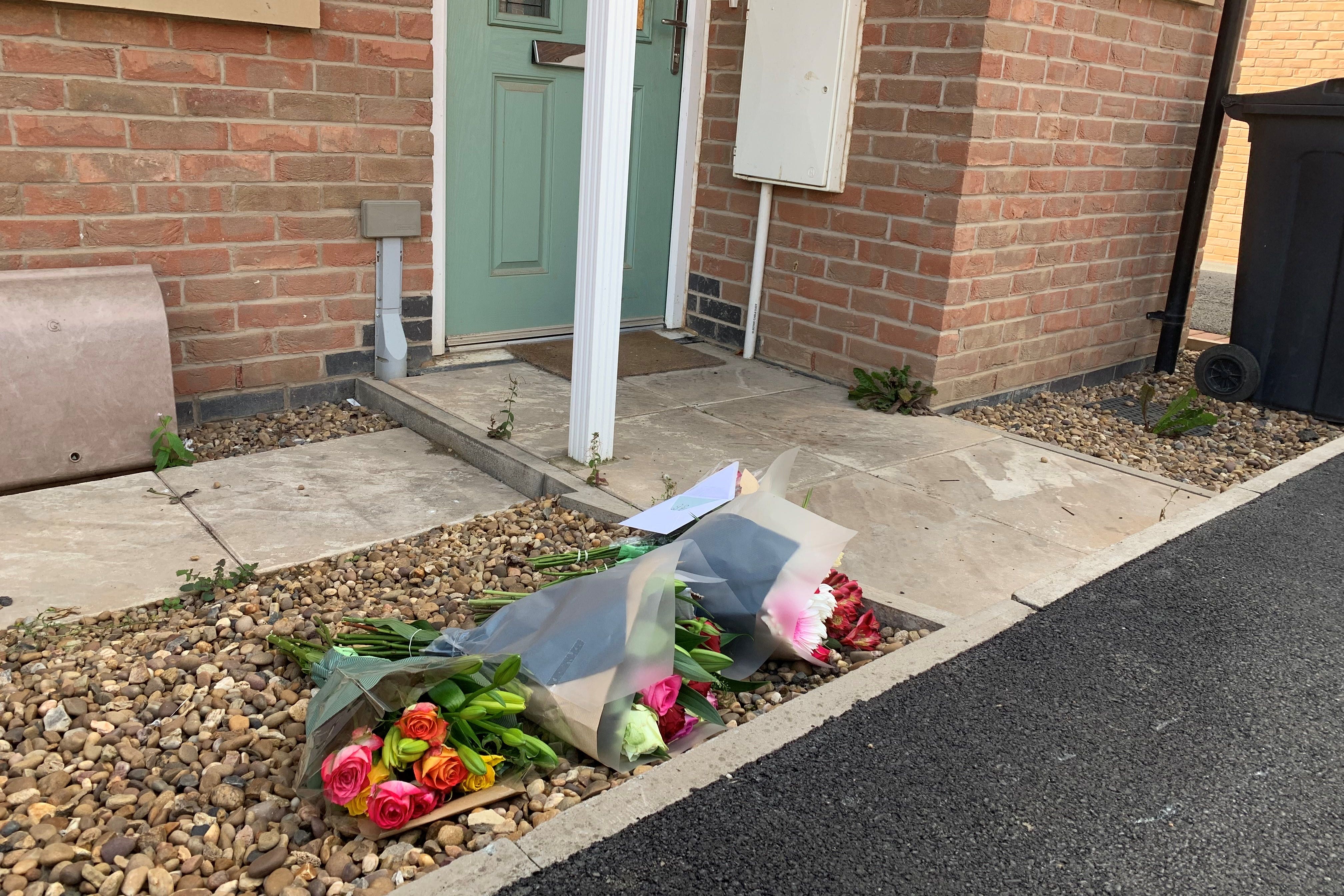 Floral tributes left in Field Edge Drive, Barrow upon Soar (Josh Payne/PA)