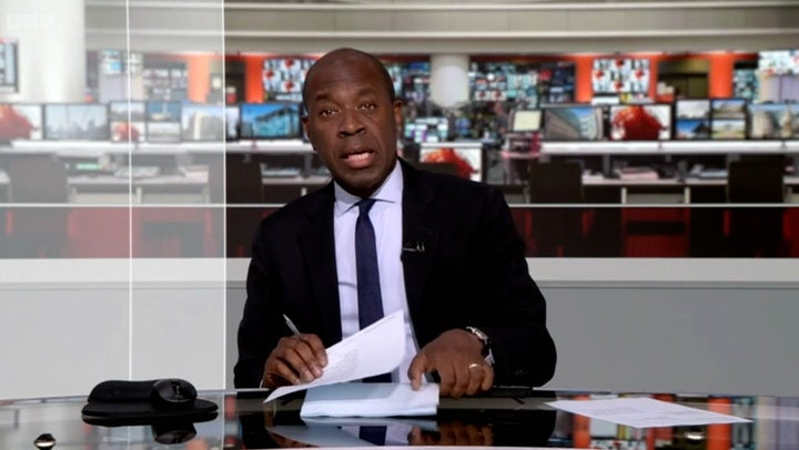 Clive Myrie paid an emotional tribute to ‘much loved’ George Alagiah on BBC News.