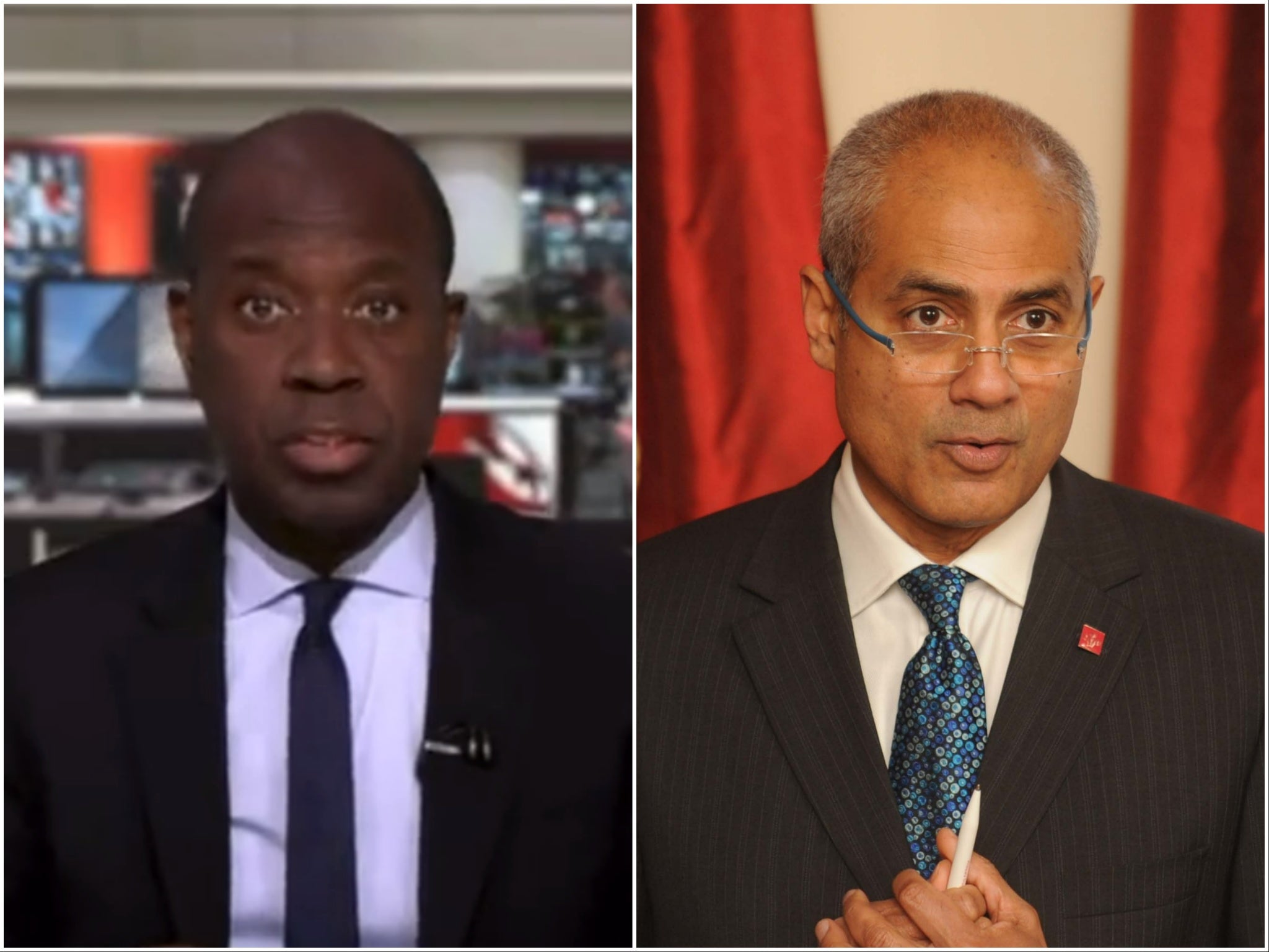 Clive Myrie and George Alagiah