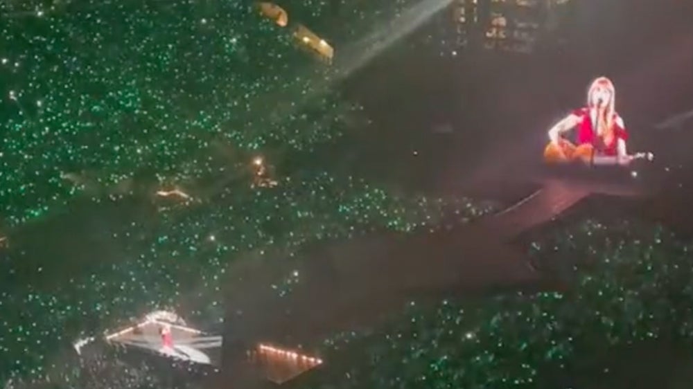 Eras Tour: Taylor Swift bursts out laughing during song rumoured to be about forgiving Kanye West