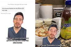 DoorDash customer reveals delivery driver messaged him ‘nice house’ over $5 tip