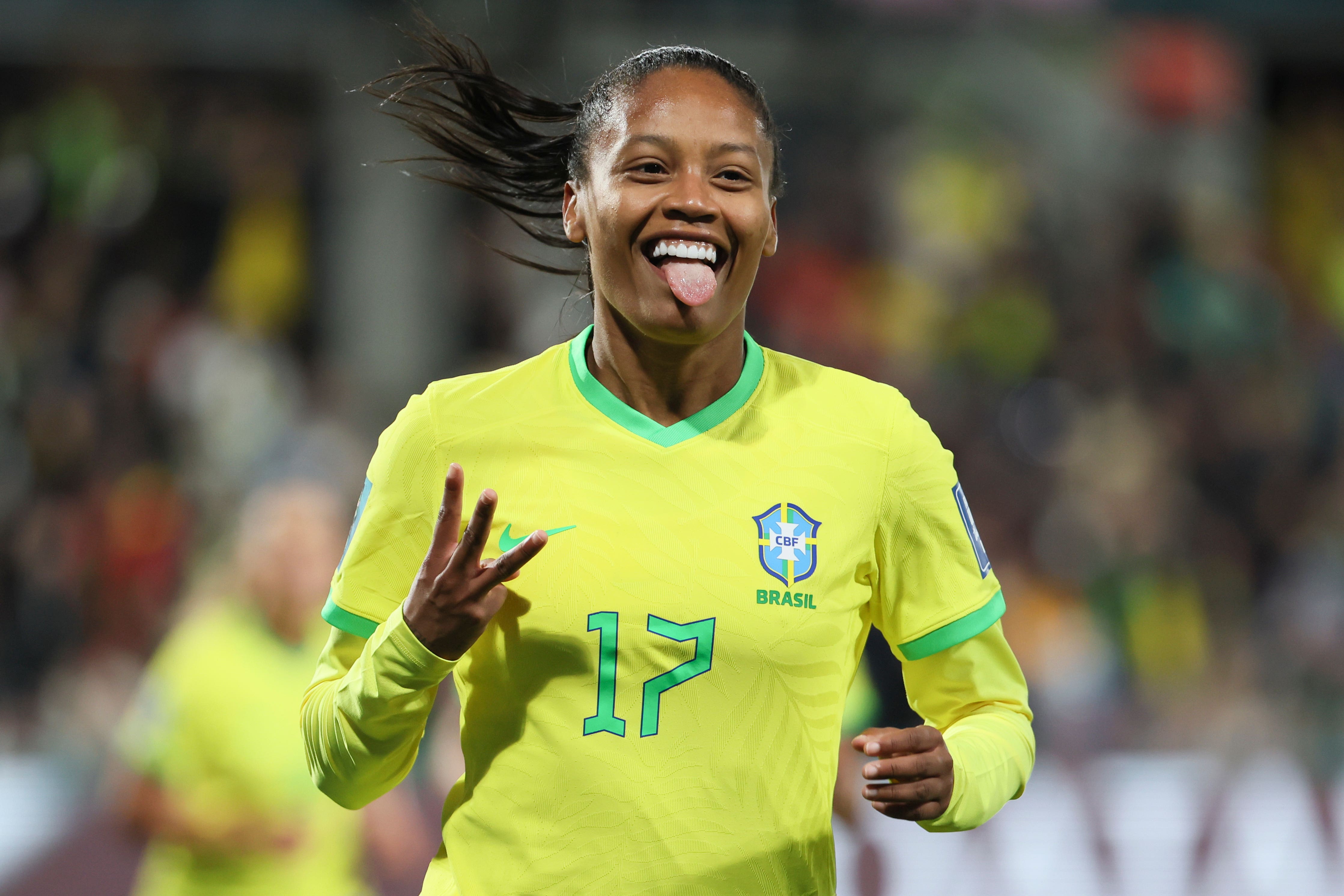 Ary Borges was the hat-trick hero for Brazil against Panama (James Elsby/AP)