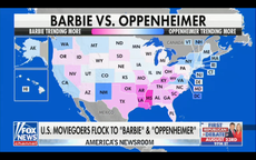 Fox News left confused by map that shows Republicans loving Barbie – despite conservative pundit backlash