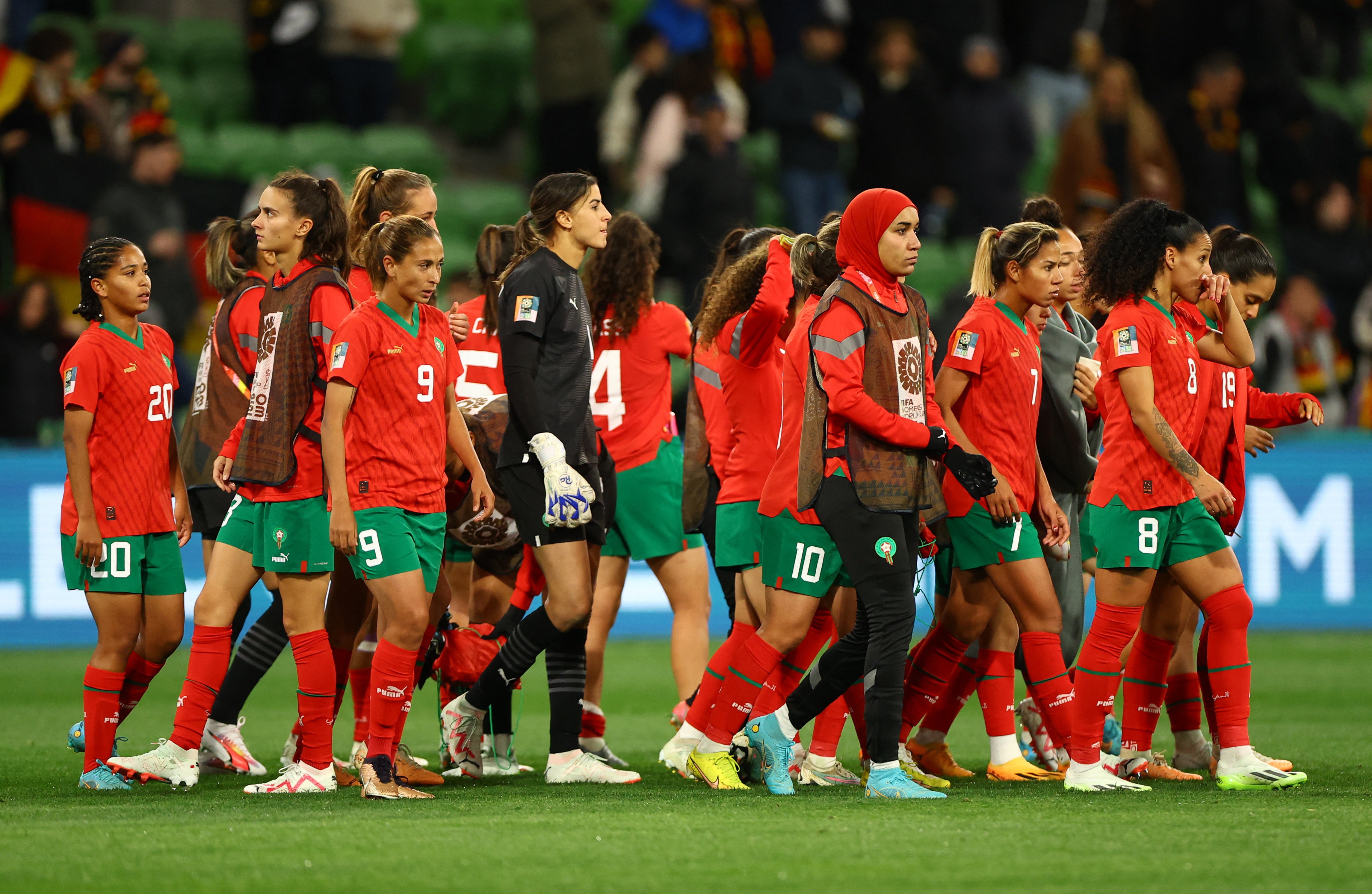 Morocco lost 6-0 to Germany in their opening match