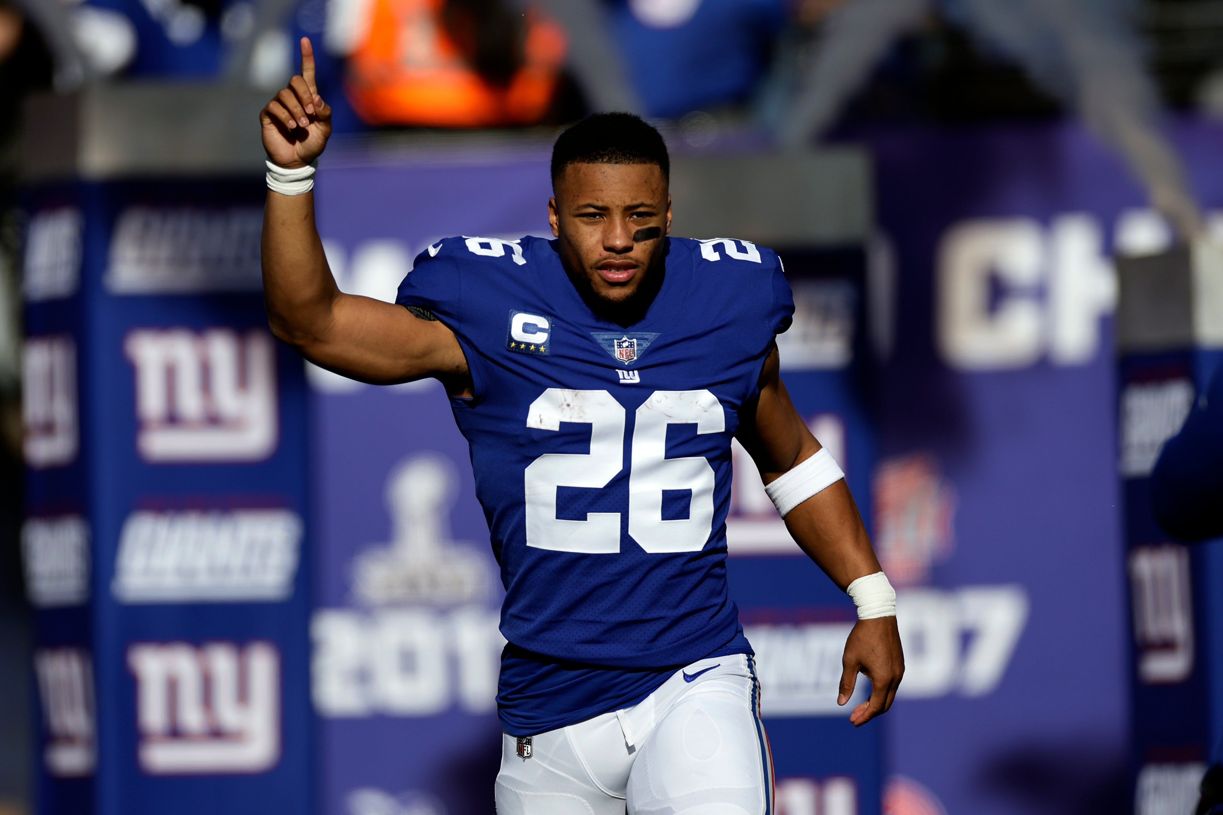 Giants Barkley Contract Football