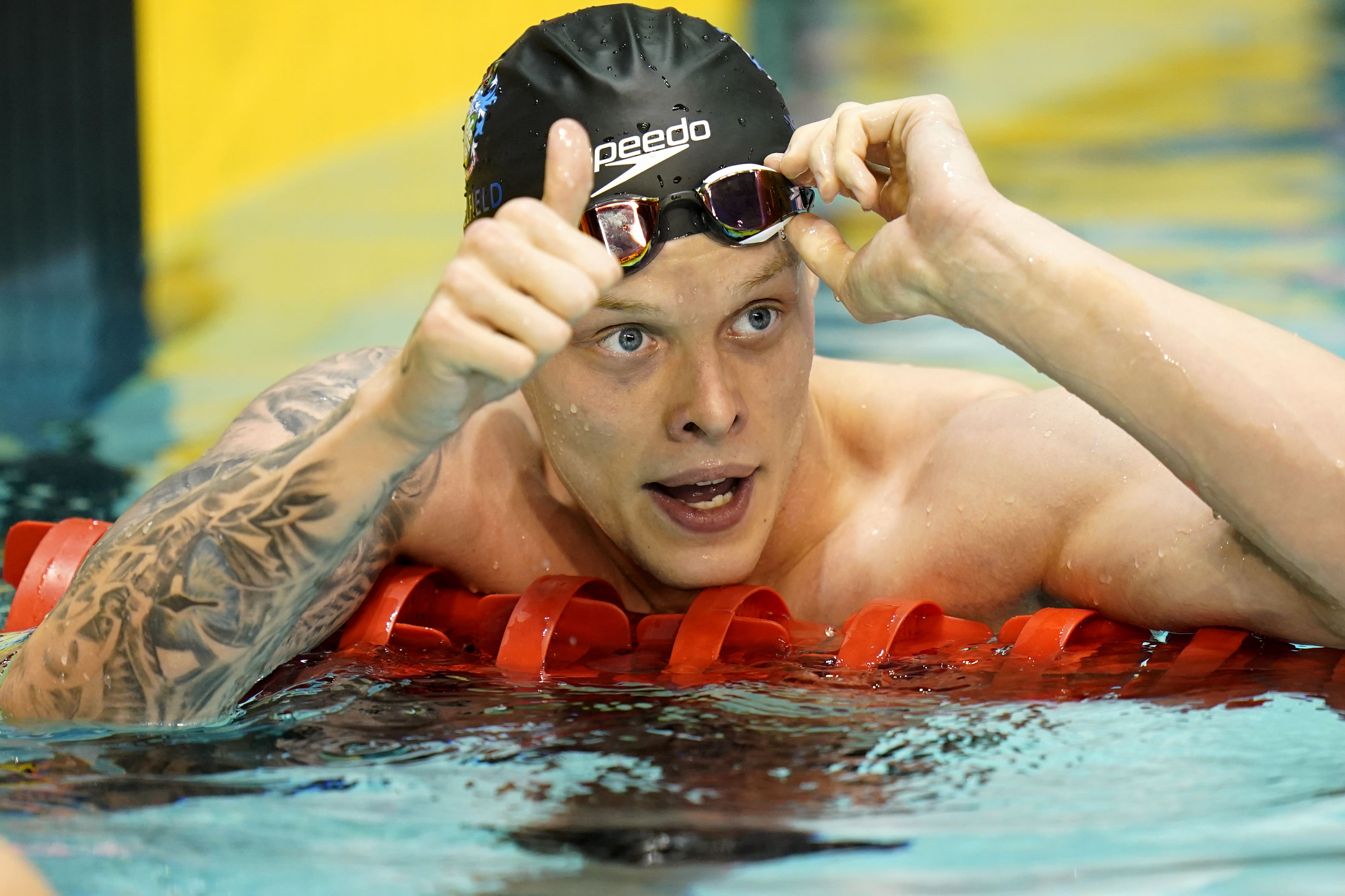 Britain’s Matt Richards became 200m freestyle world champion in Japan (Danny Lawson/PA)