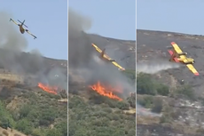 Firefighters killed in Greece plane crash as yet more record temperatures are forecast