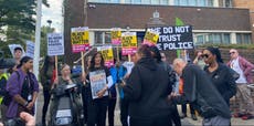 Protest over police treatment of Black mother handcuffed and wrongly accused of dodging bus fare