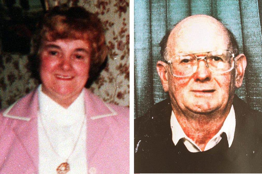 Megan and Harry Tooze, who were murdered at their Welsh farmhouse in 1993 (PA)