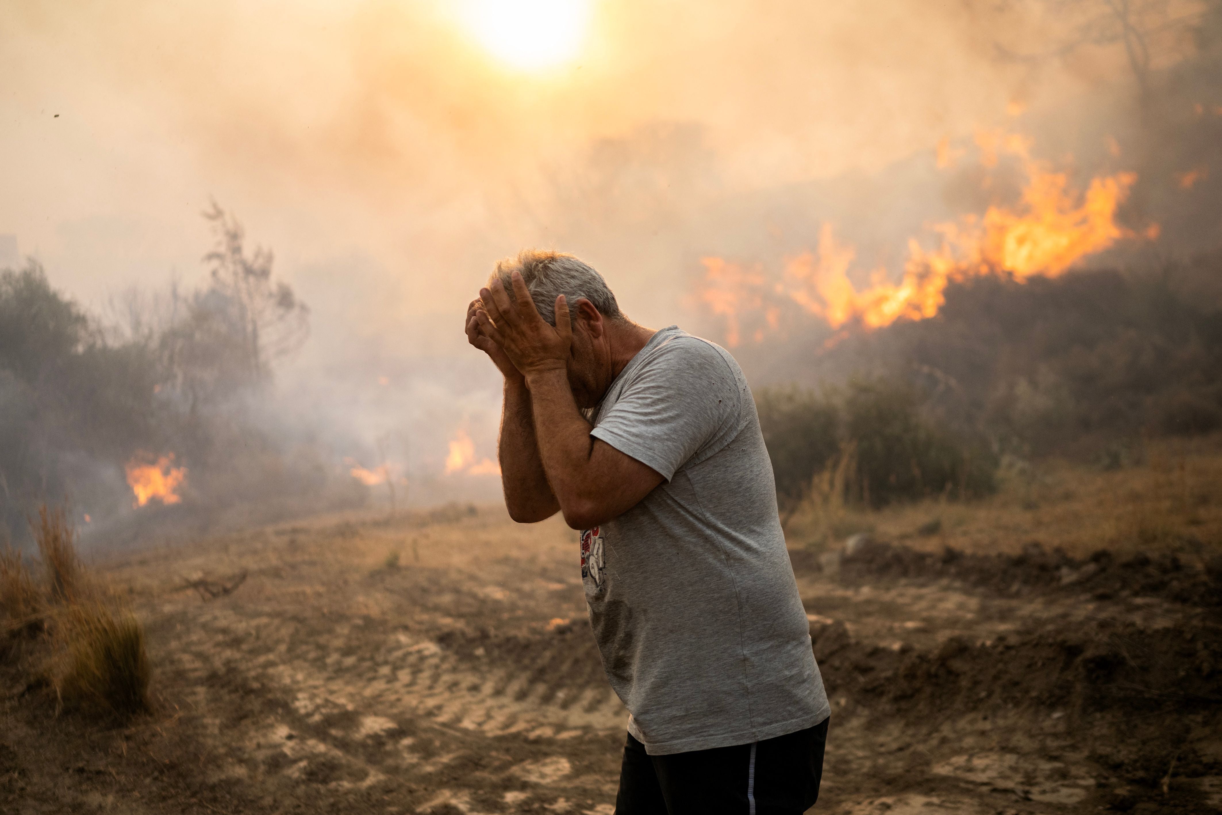 Locals have said they have ‘lost everything’ in the fires