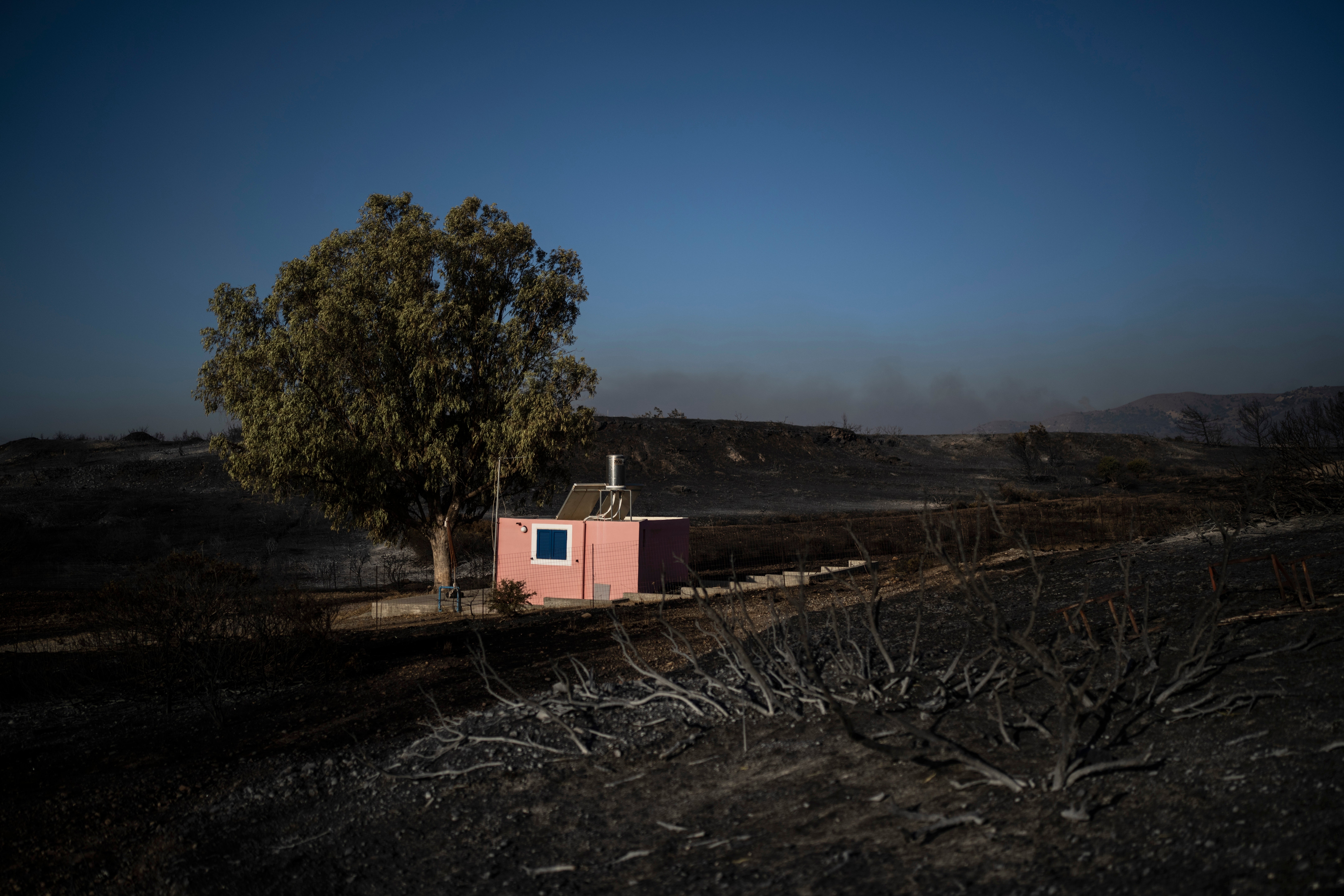 APTOPIX Greece Wildfires