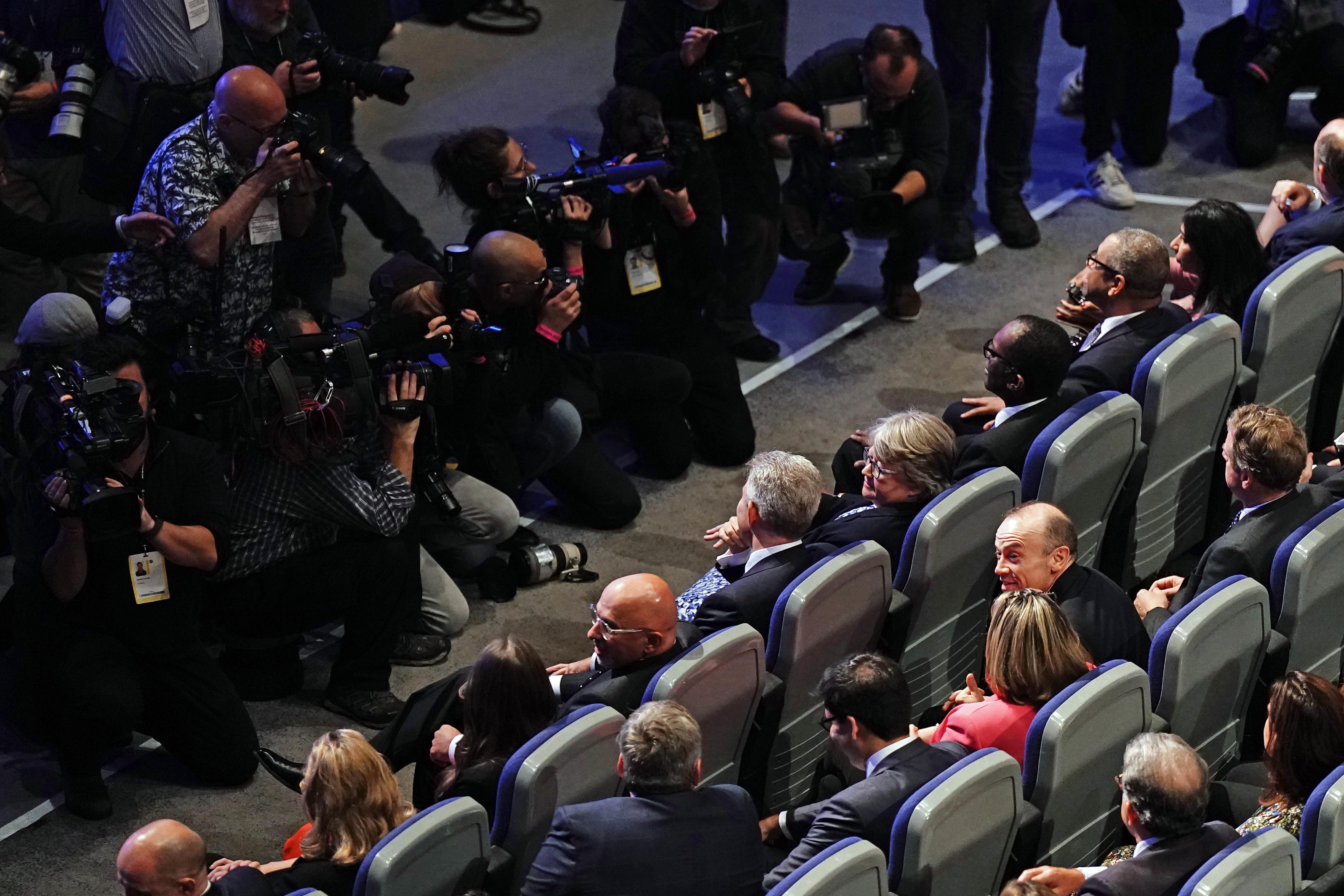 Attendees at the Conservative Party Conference in 2022 (PA)