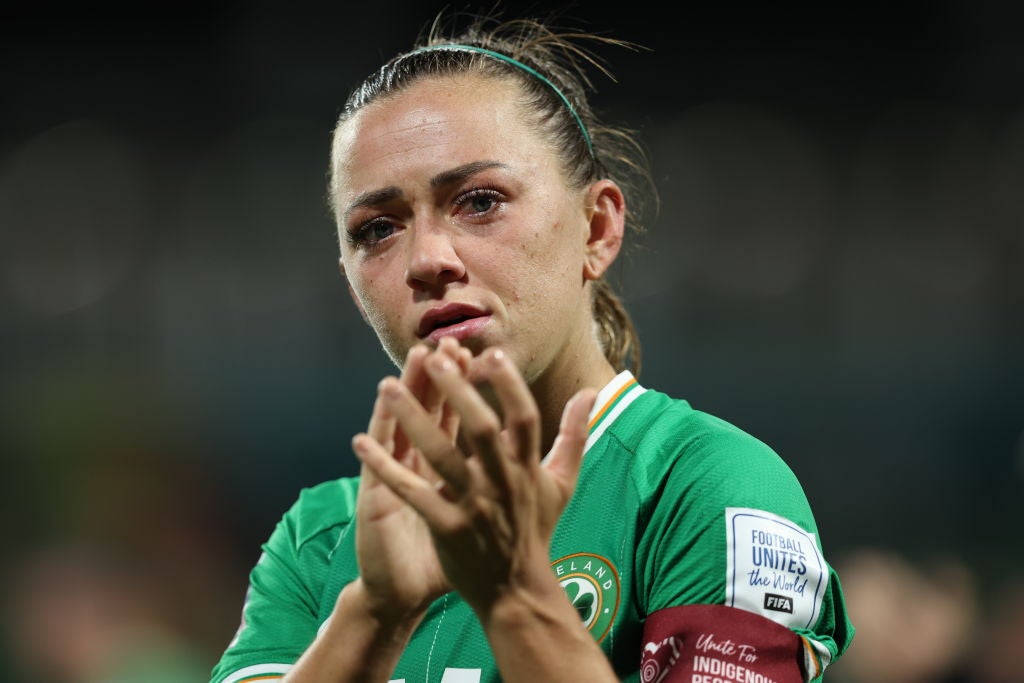 Katie McCabe scored Ireland’s first goal at the Women’s World Cup