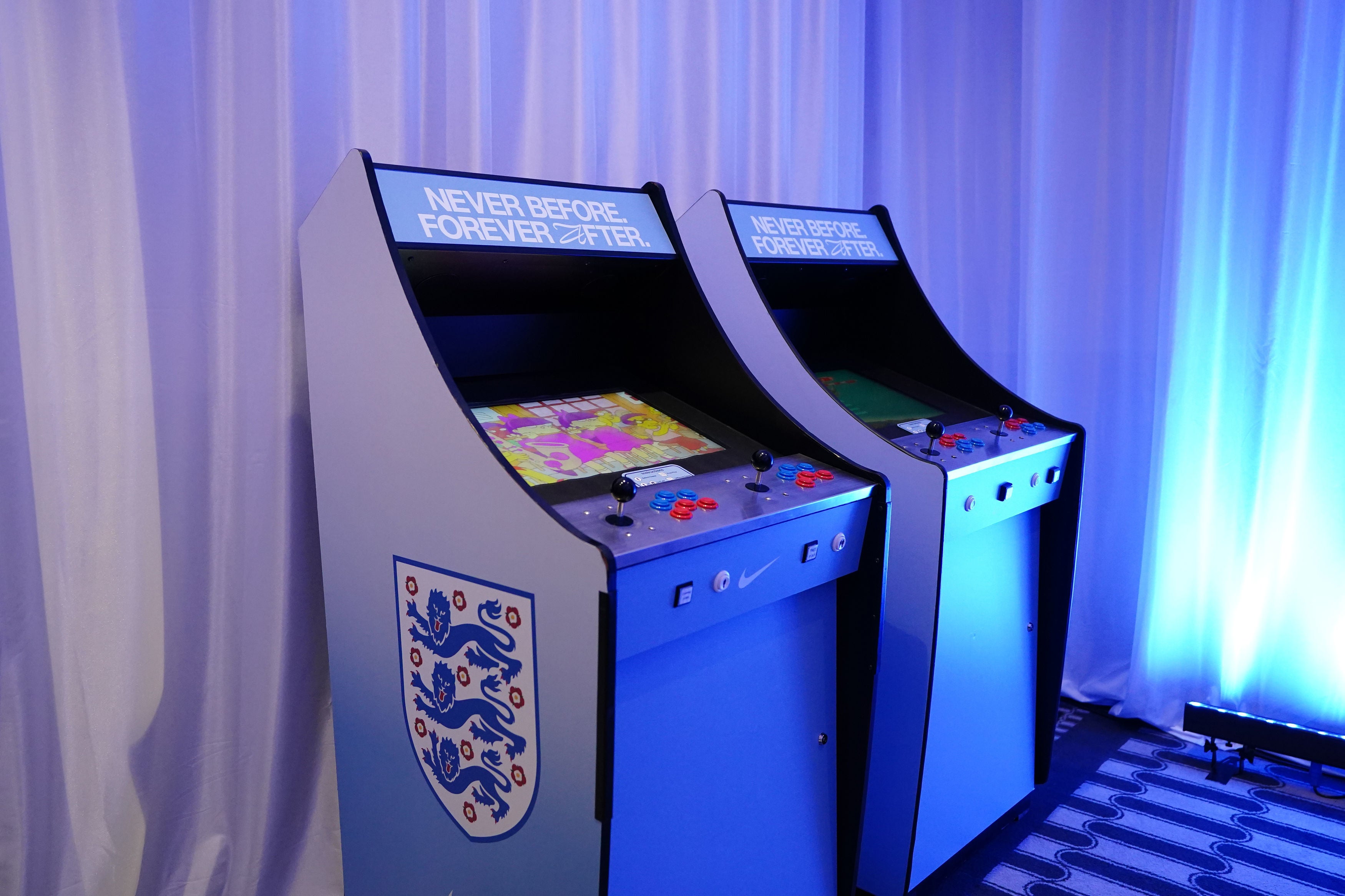 Arcade machines on hand for players who want to keep playing