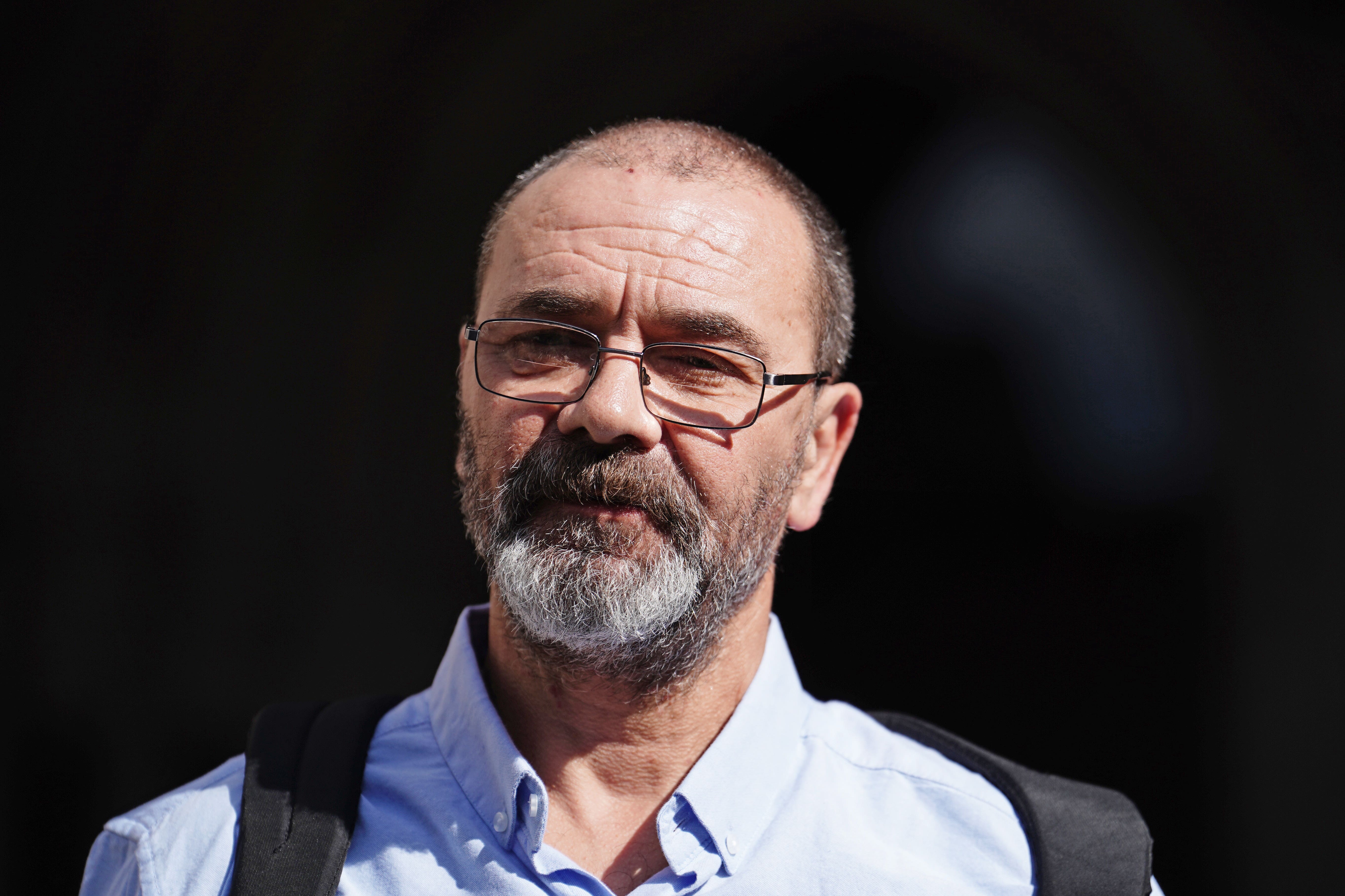 Andrew Malkinson at the Royal Courts of Justice in London (Jordan Pettitt/PA)