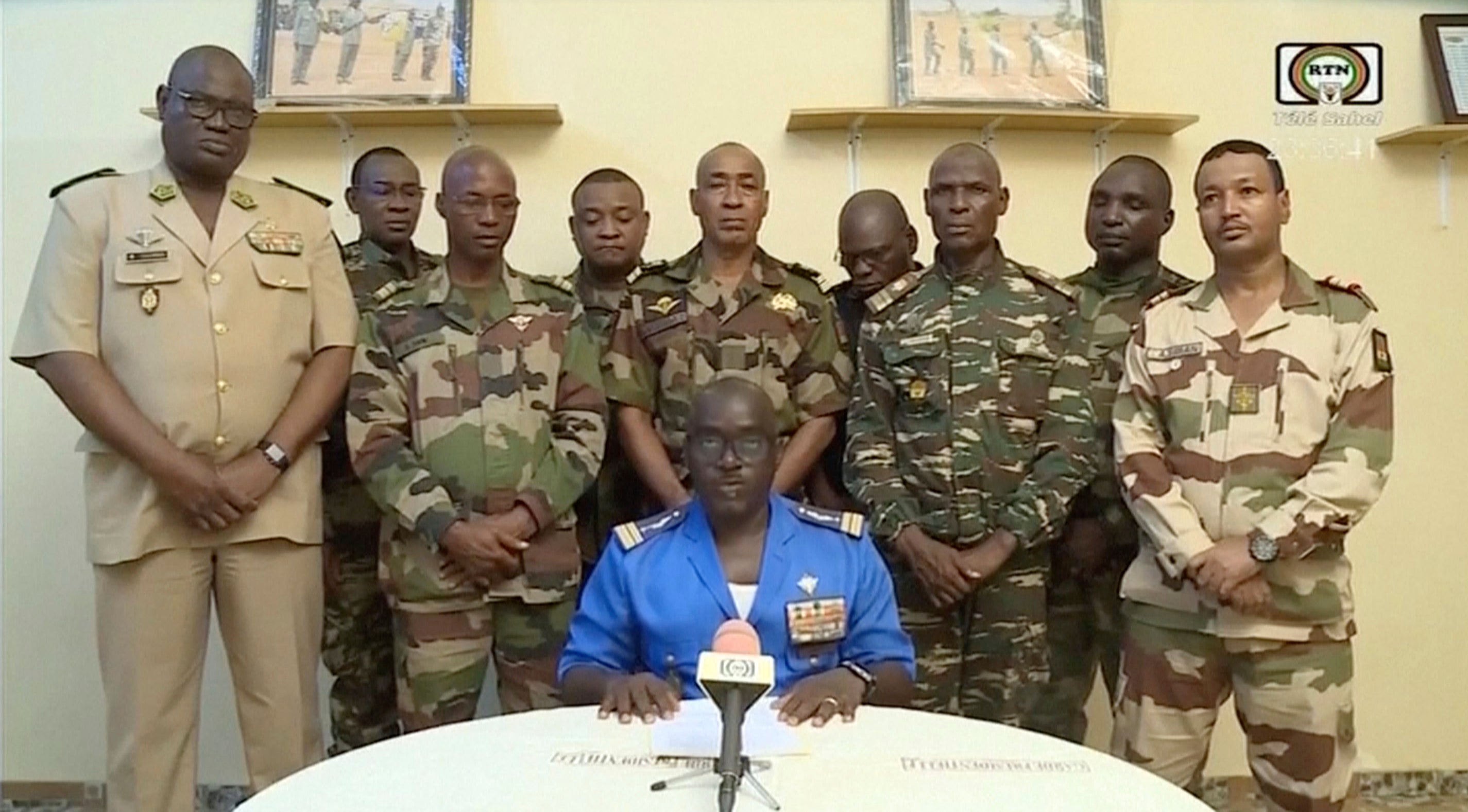 Mutinous soldiers announced on national television that Mohamed Bazoum has been removed as president