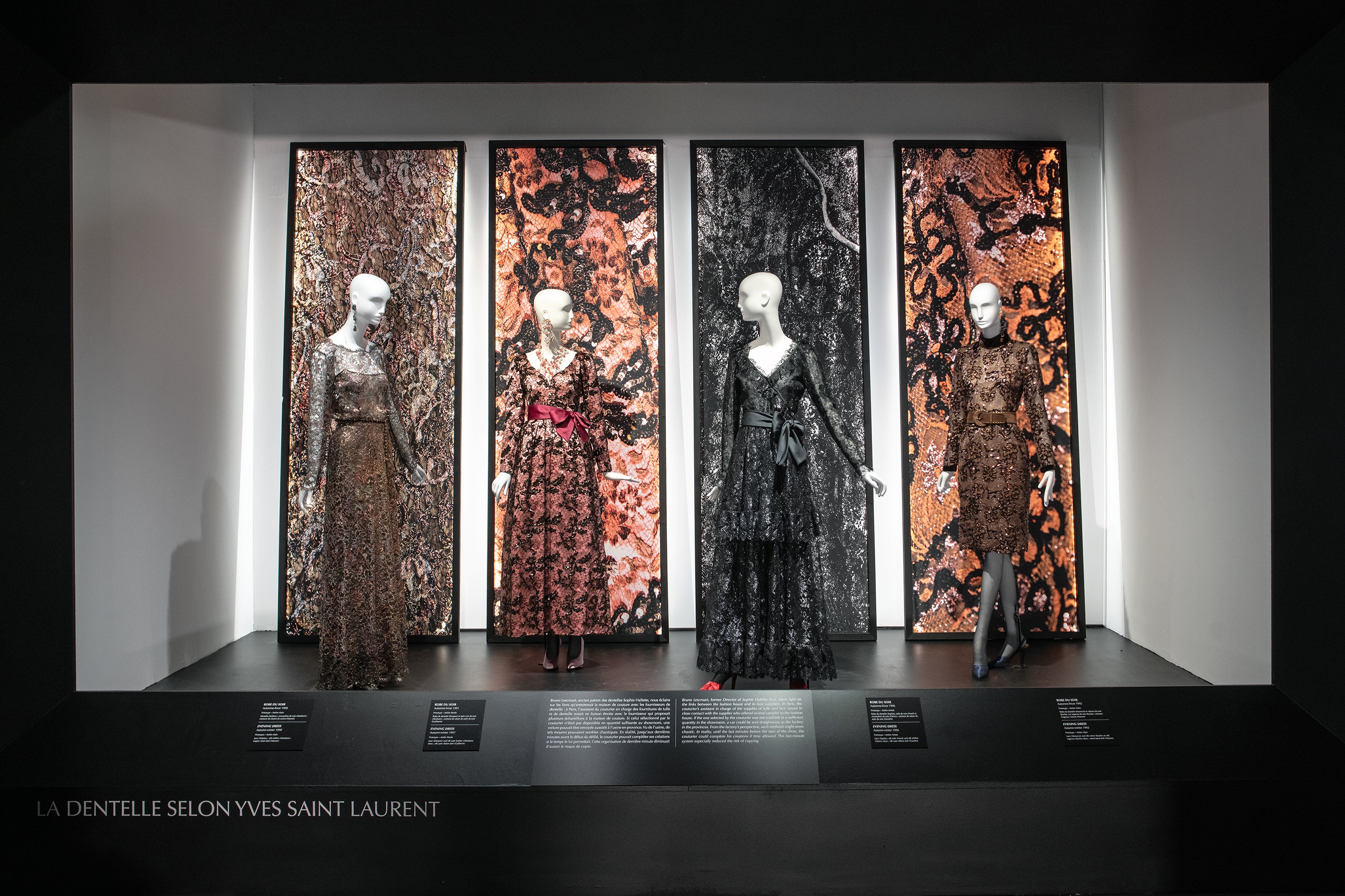 Discover YSL’s captivation with lace in the Calais exhibition