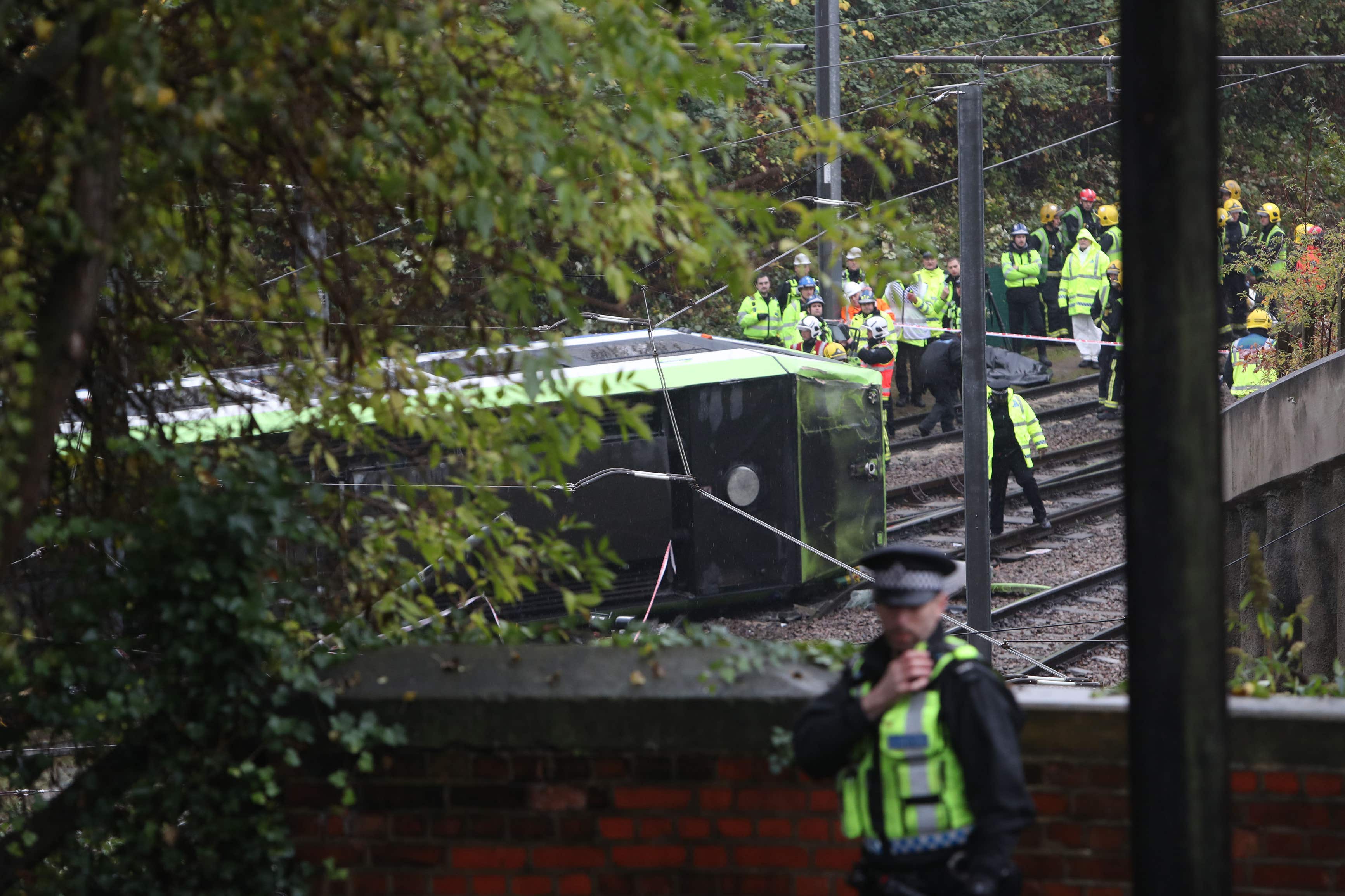 The scene of the crash in November 2016 (PA)