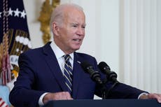 Watch live: Joe Biden makes statement on climate crisis as July is hottest month on record