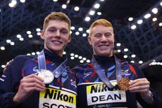 Duncan Scott and Tom Dean share podium on another strong day for GB