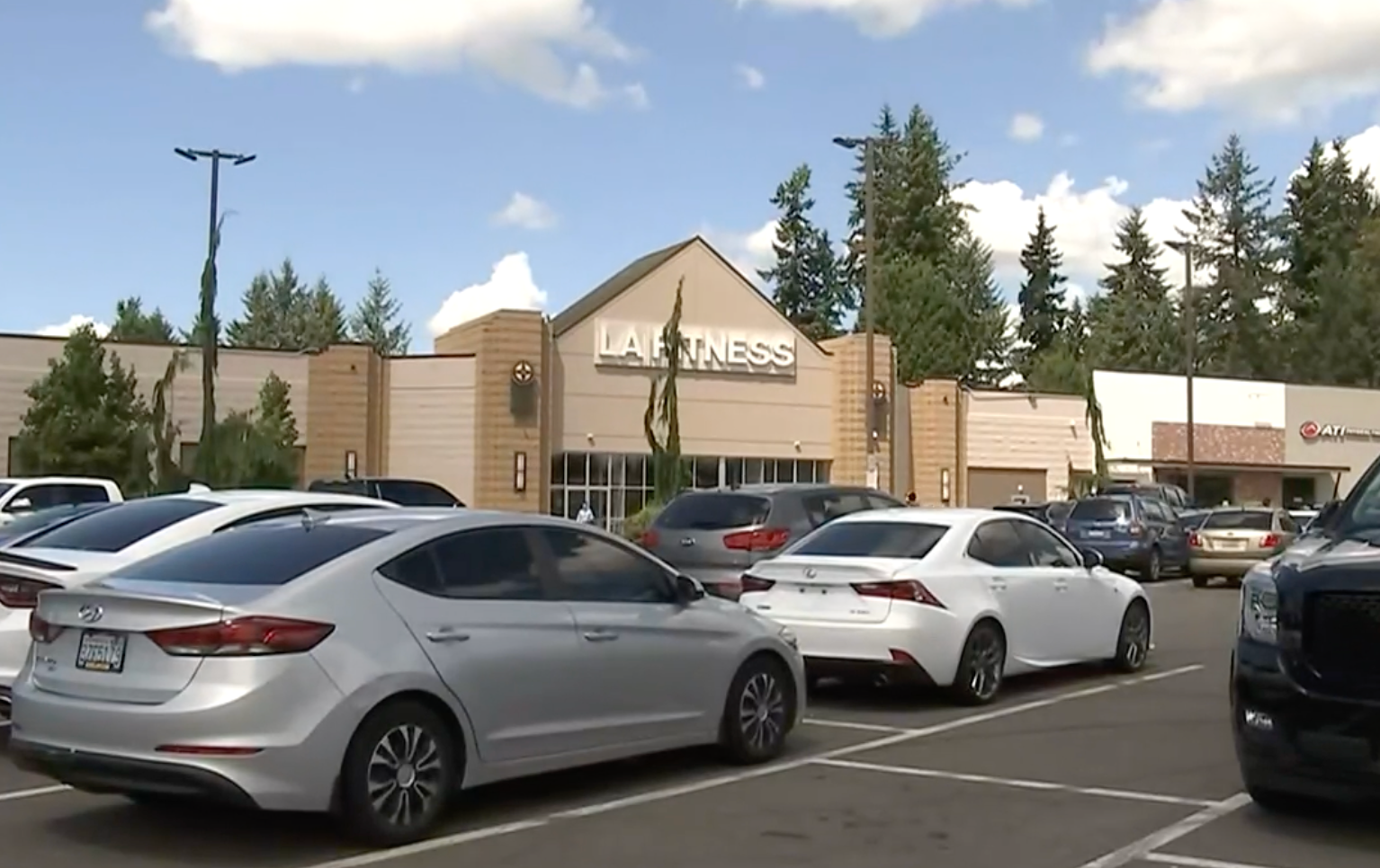 An LA Fitness gym in Kent, Washington state, where Delrie Rosario died after falling from a treadmill