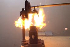 Watch moment e-bike battery bursts into flames as charity warns of dangers