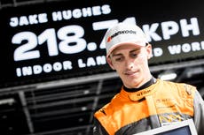 Indoor land speed Guinness World Record smashed by McLaren Formula E driver