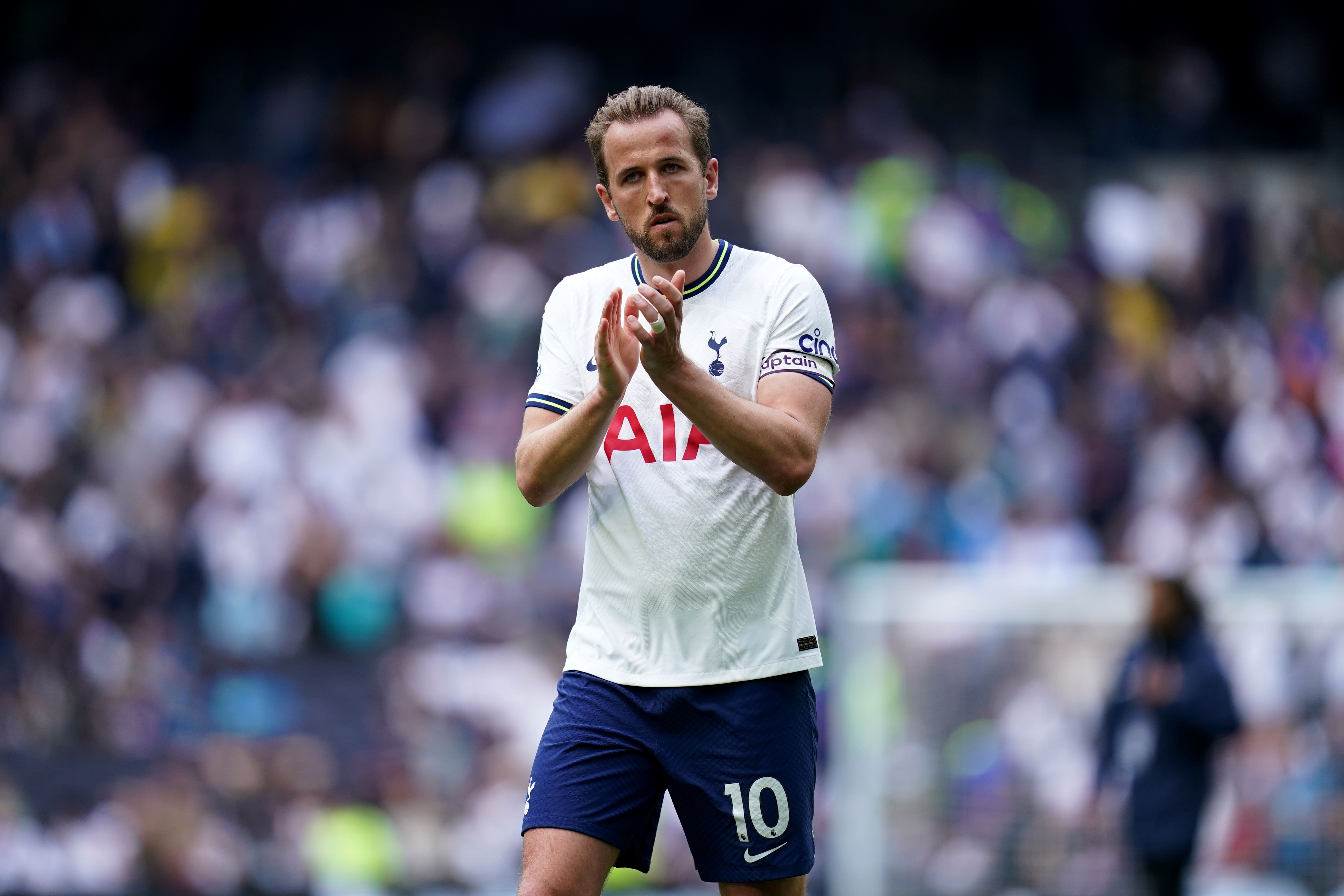 Bayern Munich executives have flown to London in a bid to convince Tottenham chairman Daniel Levy to sell Harry Kane (John Walton/PA)