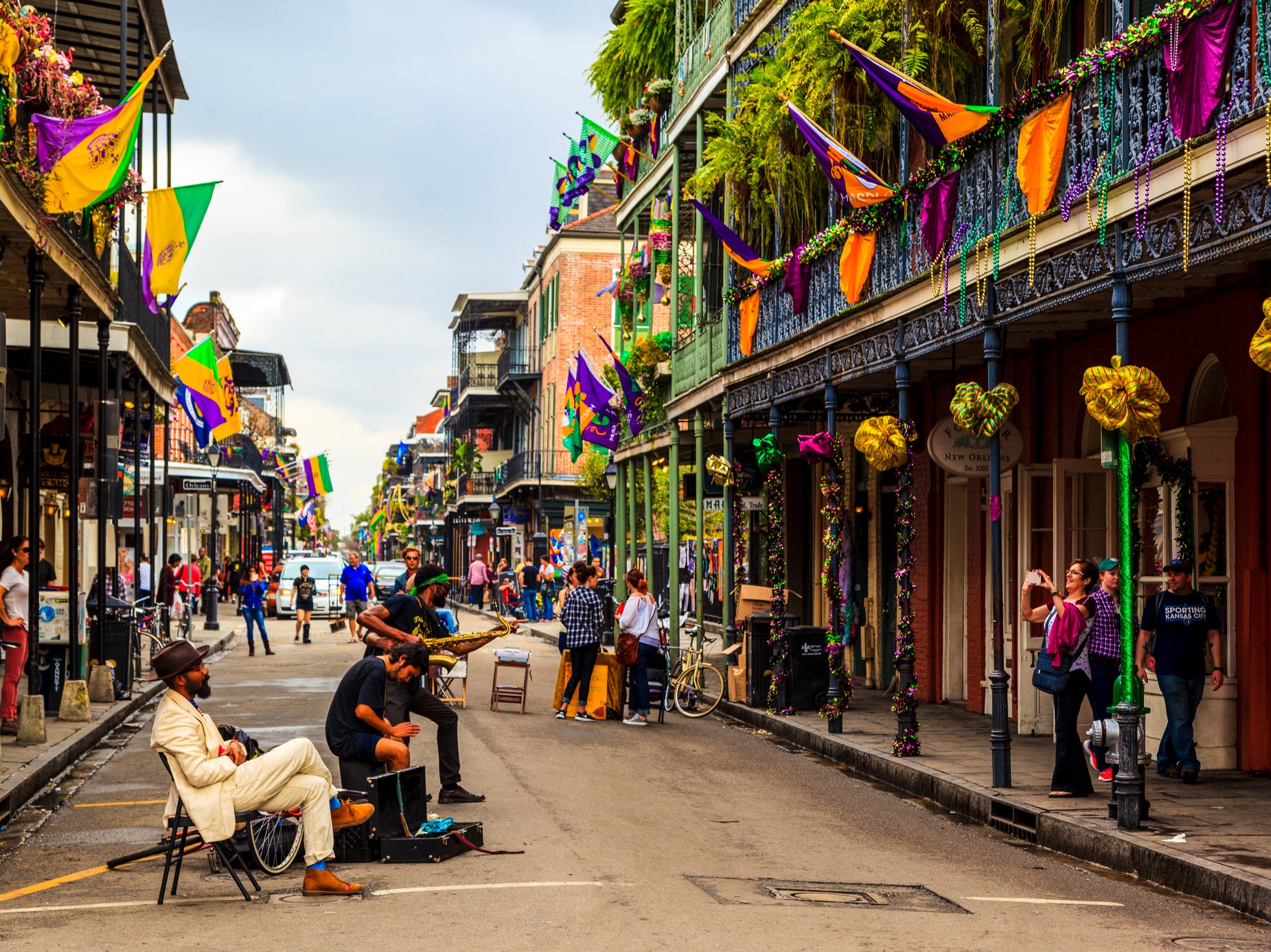 If you’re in the street, you’ll likely hear music