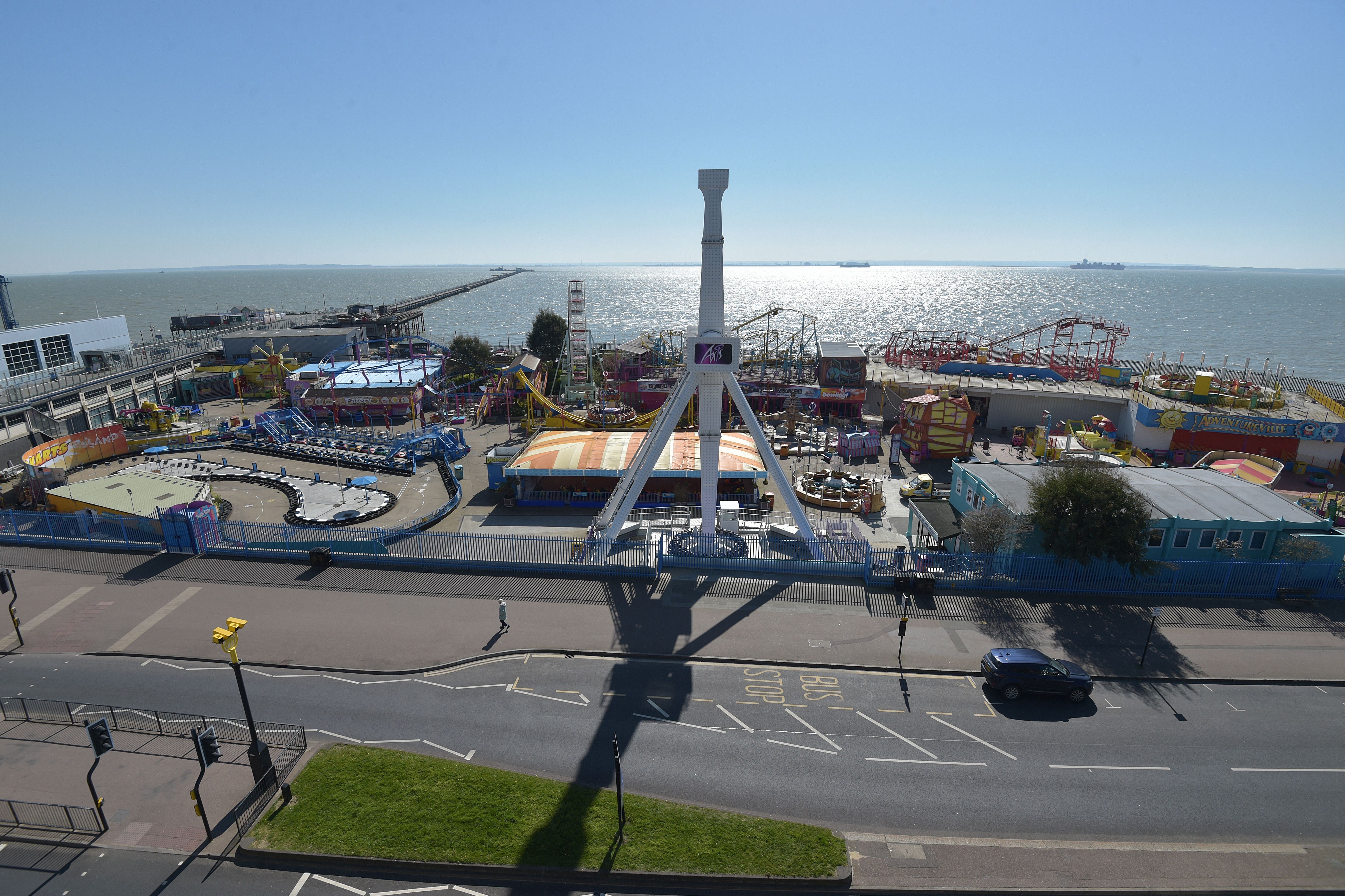 Riders of riders of Rage at theme park Adventure Island, in Southend, were left stuck (Nick Ansell/PA)