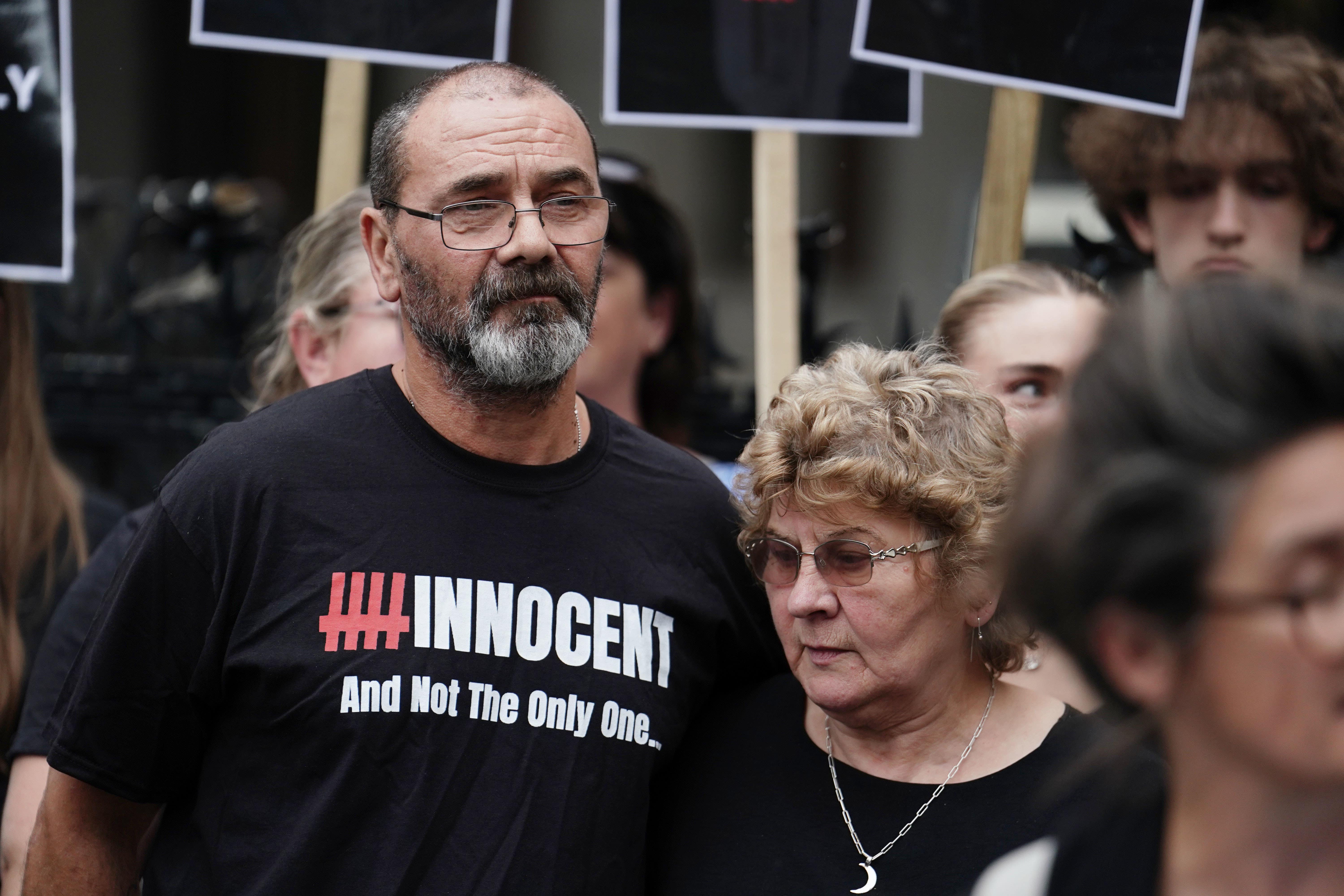 Andrew Malkinson who served 17 years in prison for a rape he did not commit (Jordan Pettitt/PA)