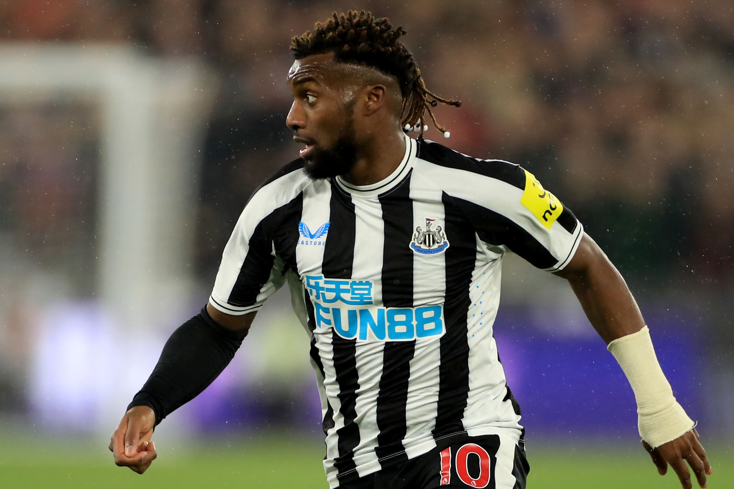 Allan Saint-Maximin is set to leave Newcastle for Saudi Arabia (Bradley Collyer/PA)