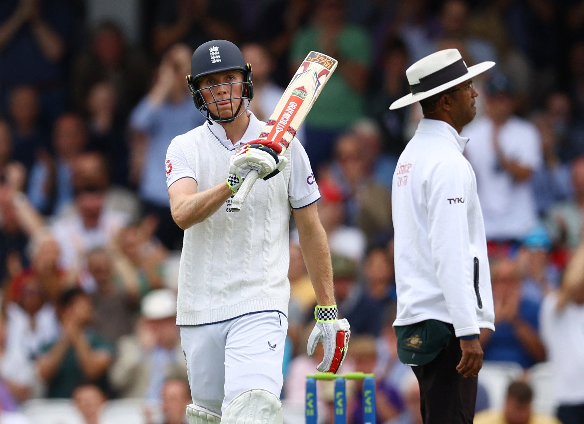 Zak Crawley was England’s top run-scorer in the Ashes series