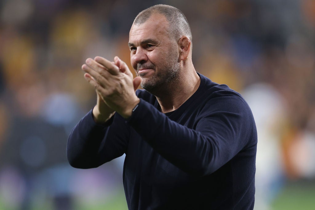 Michael Cheika is looking to lead a second country to the World Cup final