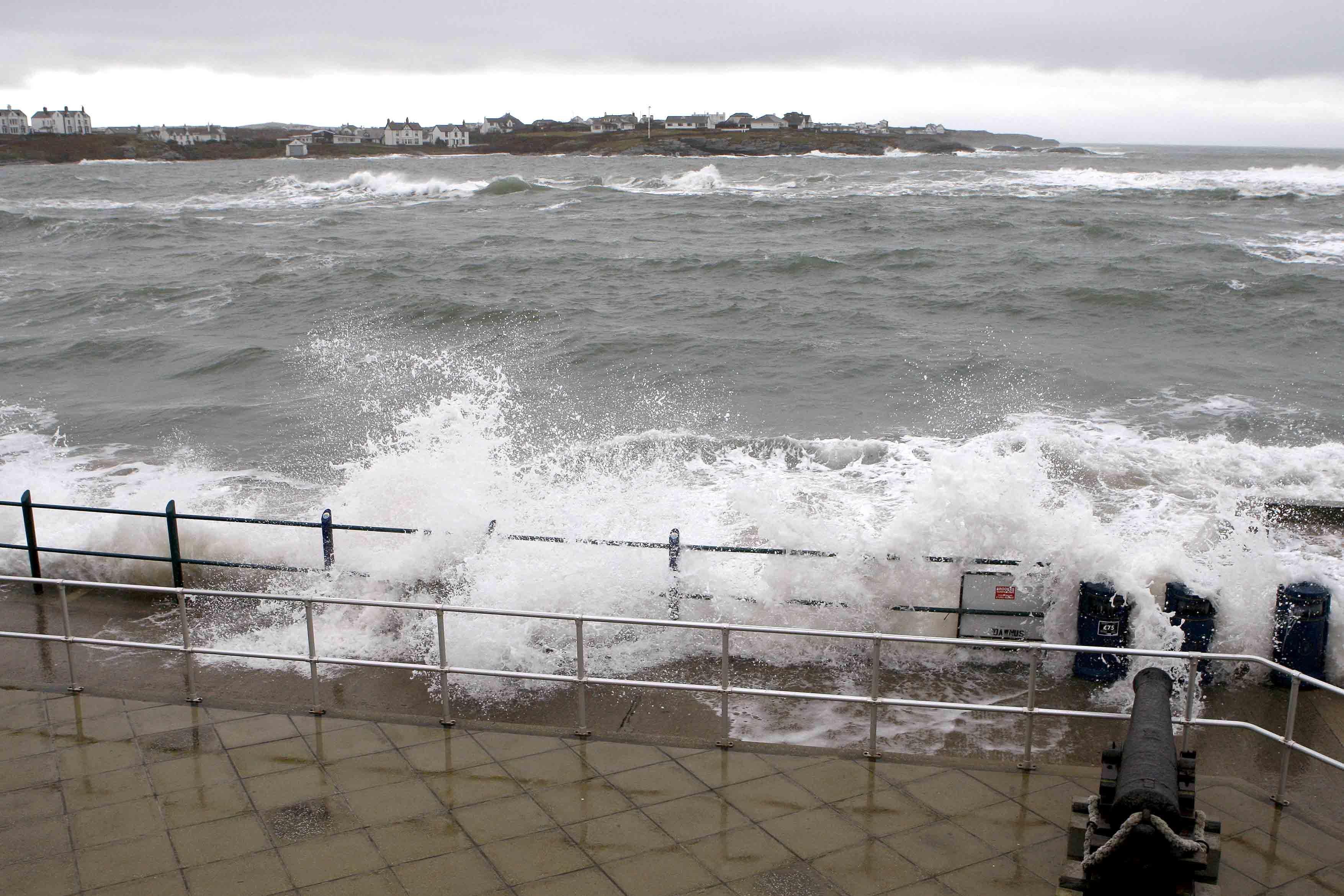 HM Coastguard is coordinating the response after the incident at Trearddur Bay (PA)