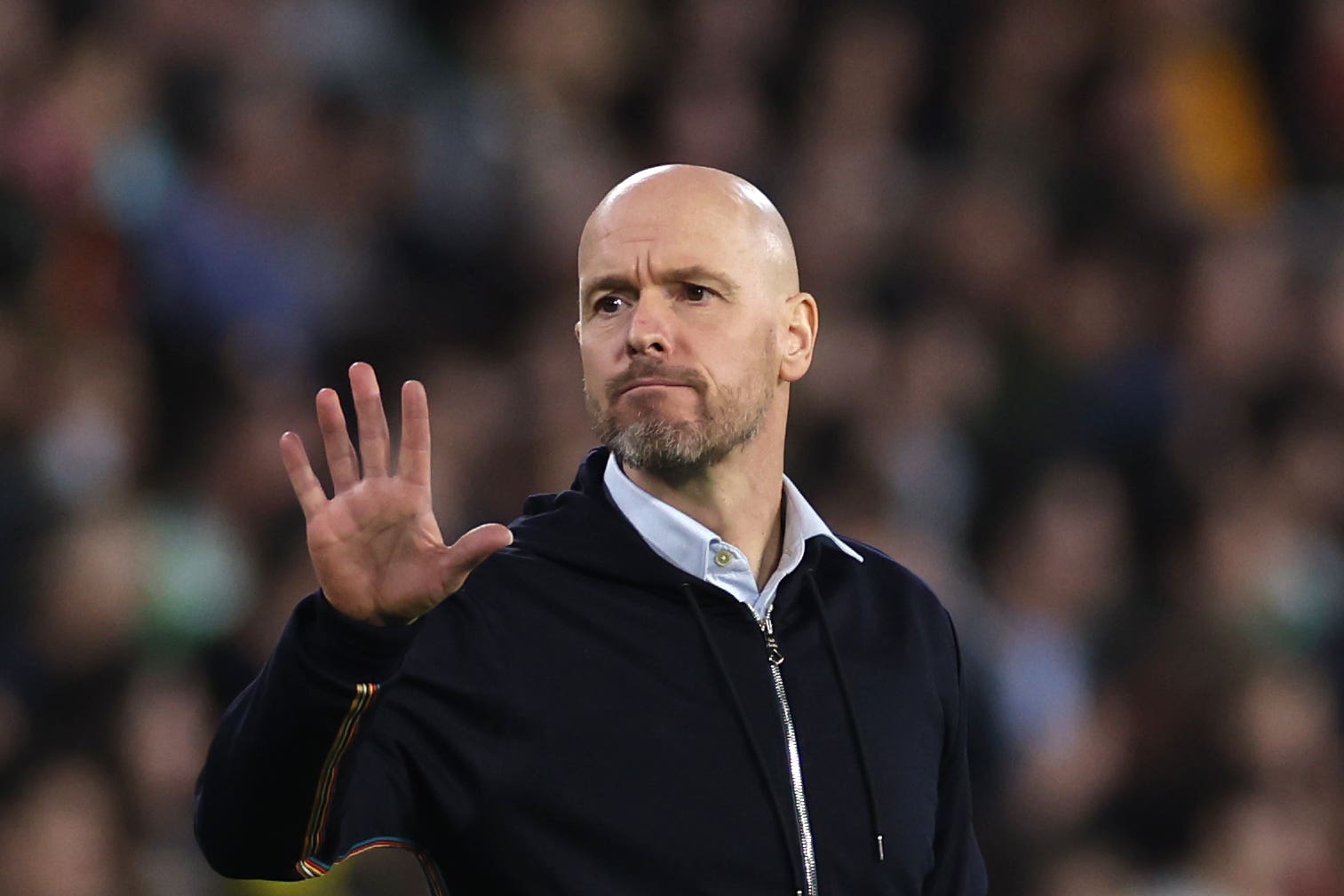 Manchester United manager Erik ten Hag (Isabel Infantes/PA)