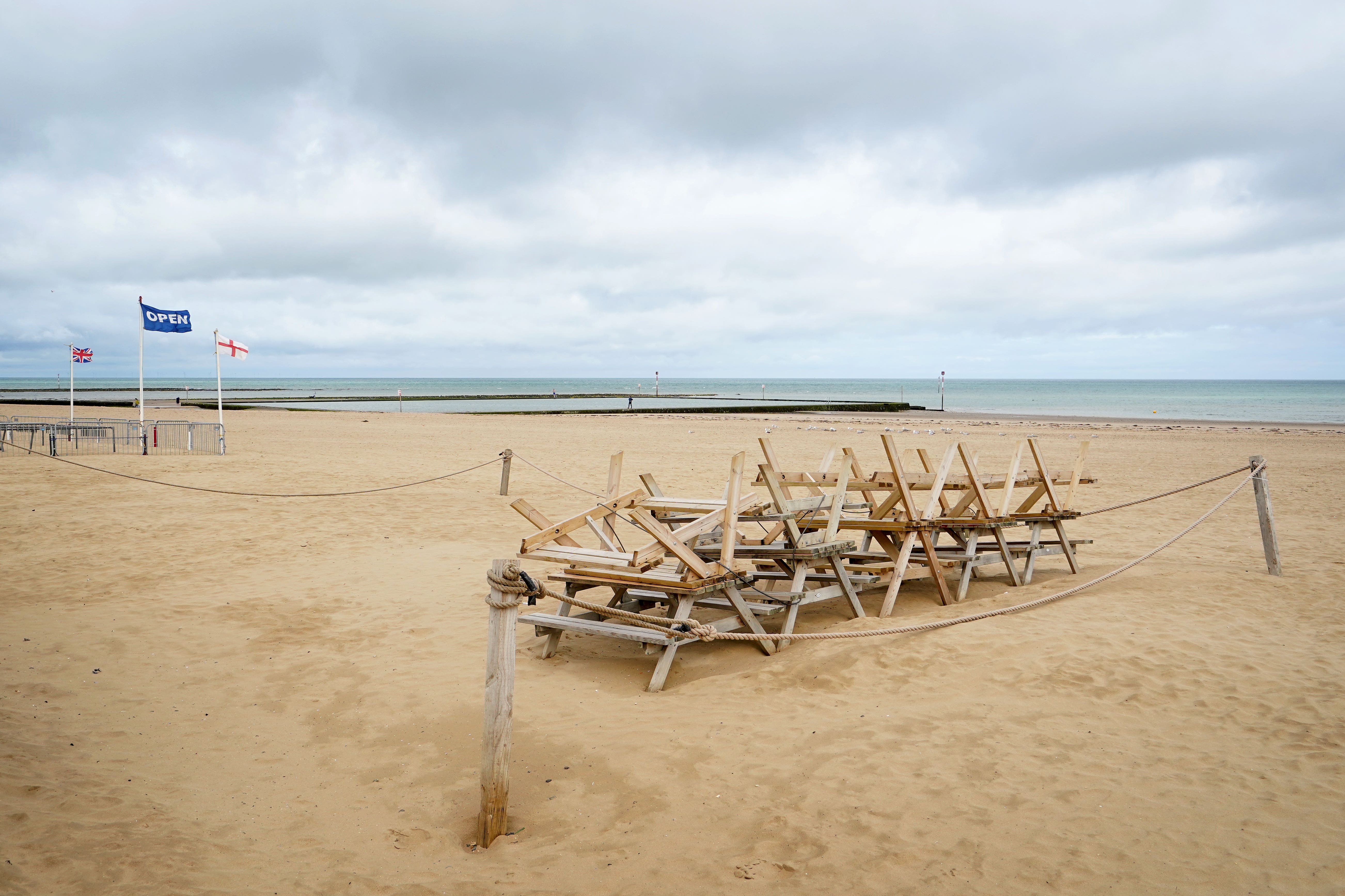 The Liberal Democrats said many UK beachgoers are now less likely to visit the coast after reading news about sewage (Gareth Fuller/PA)