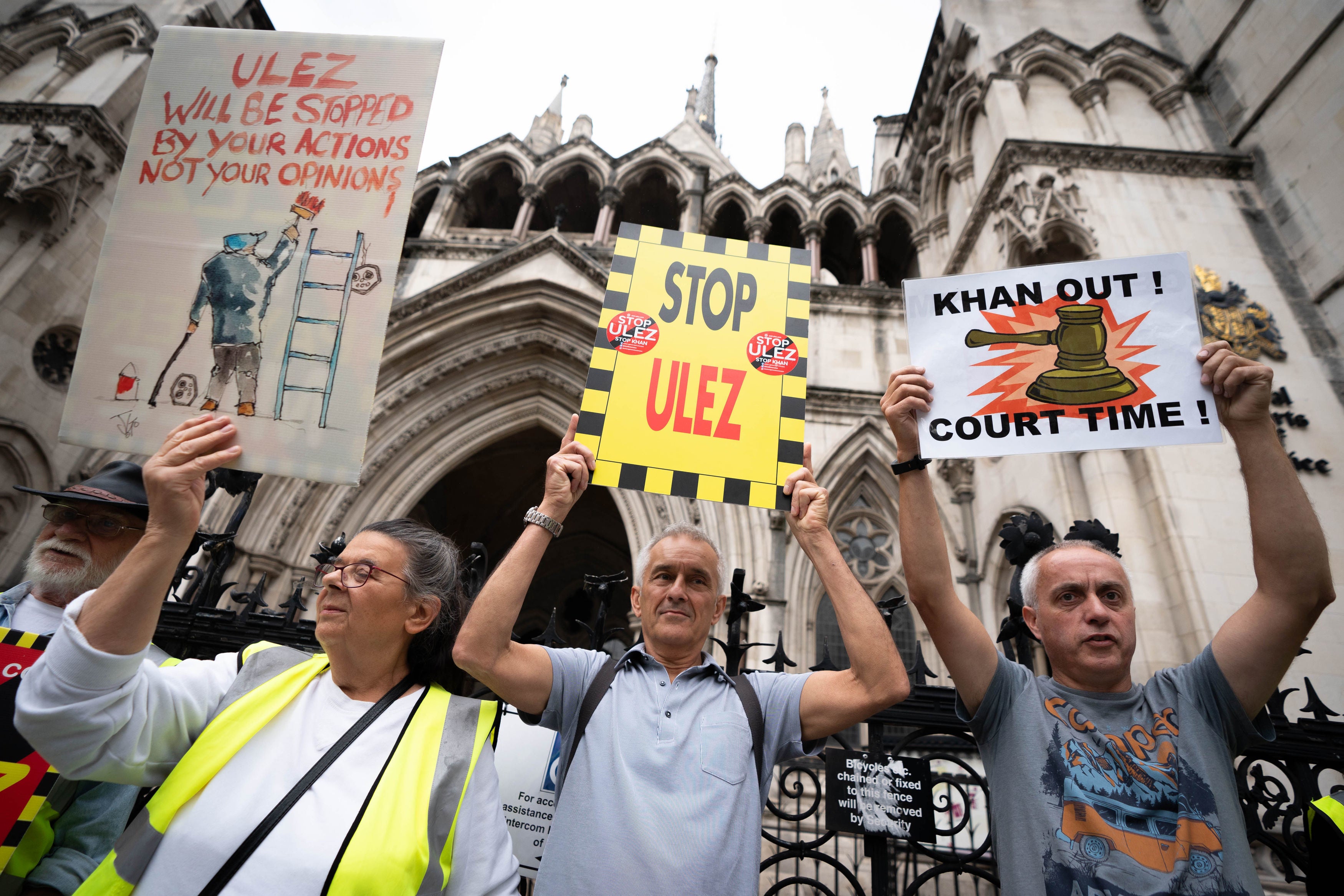 Protests have taken place across London in a bid to cancel the controversial scheme