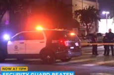 Hollywood nightclub death – latest: Security guard fatally beaten outside Dragonfly club as 11 suspects on run