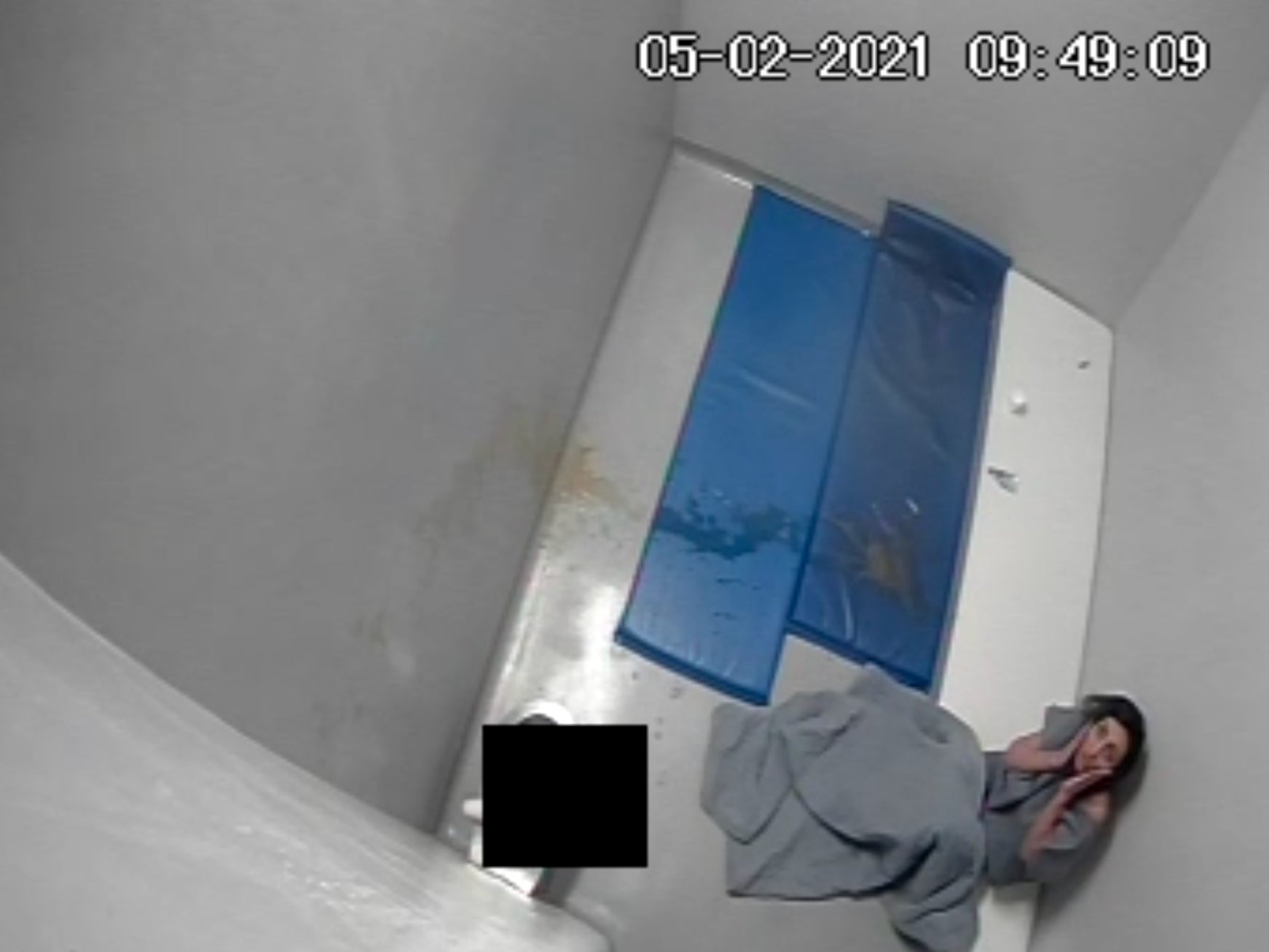 Footage from the cell