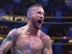 Justin Gaethje reacts to Conor McGregor callout after knocking out Dustin Poirier