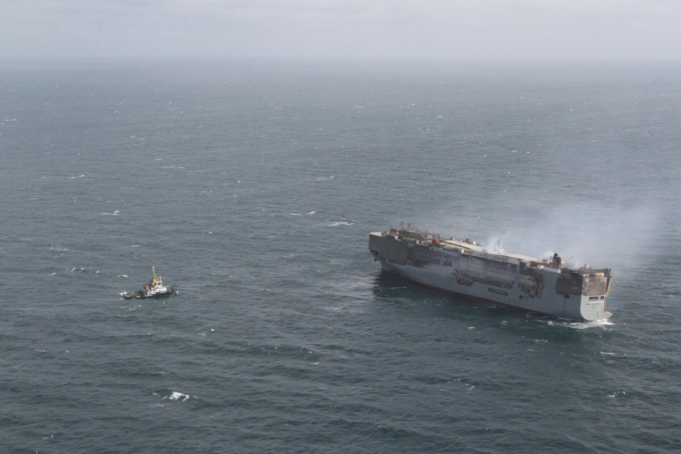 Netherlands Cargo Ship Fire