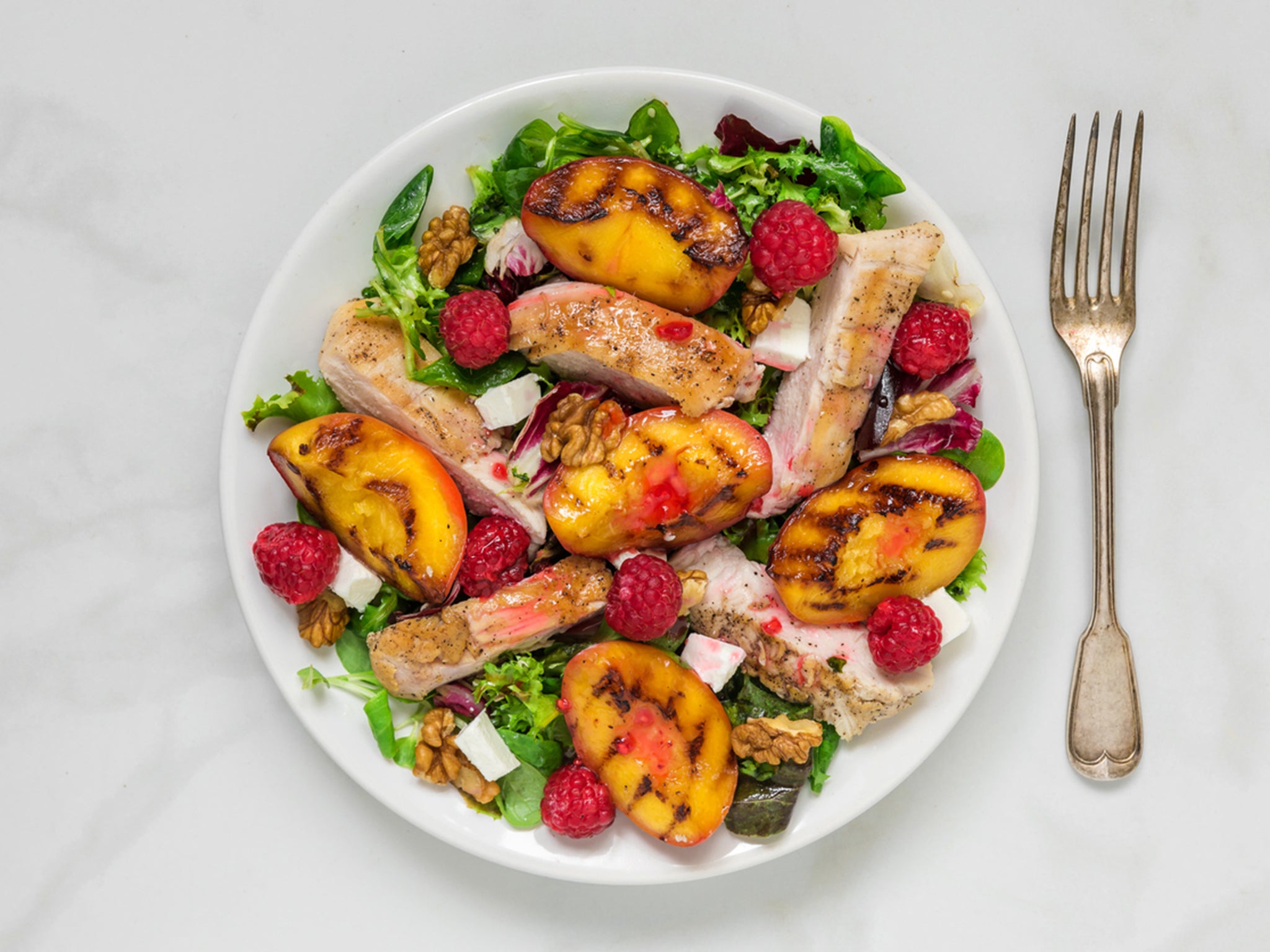 Peach perfect: a delightful and refreshing dinner option