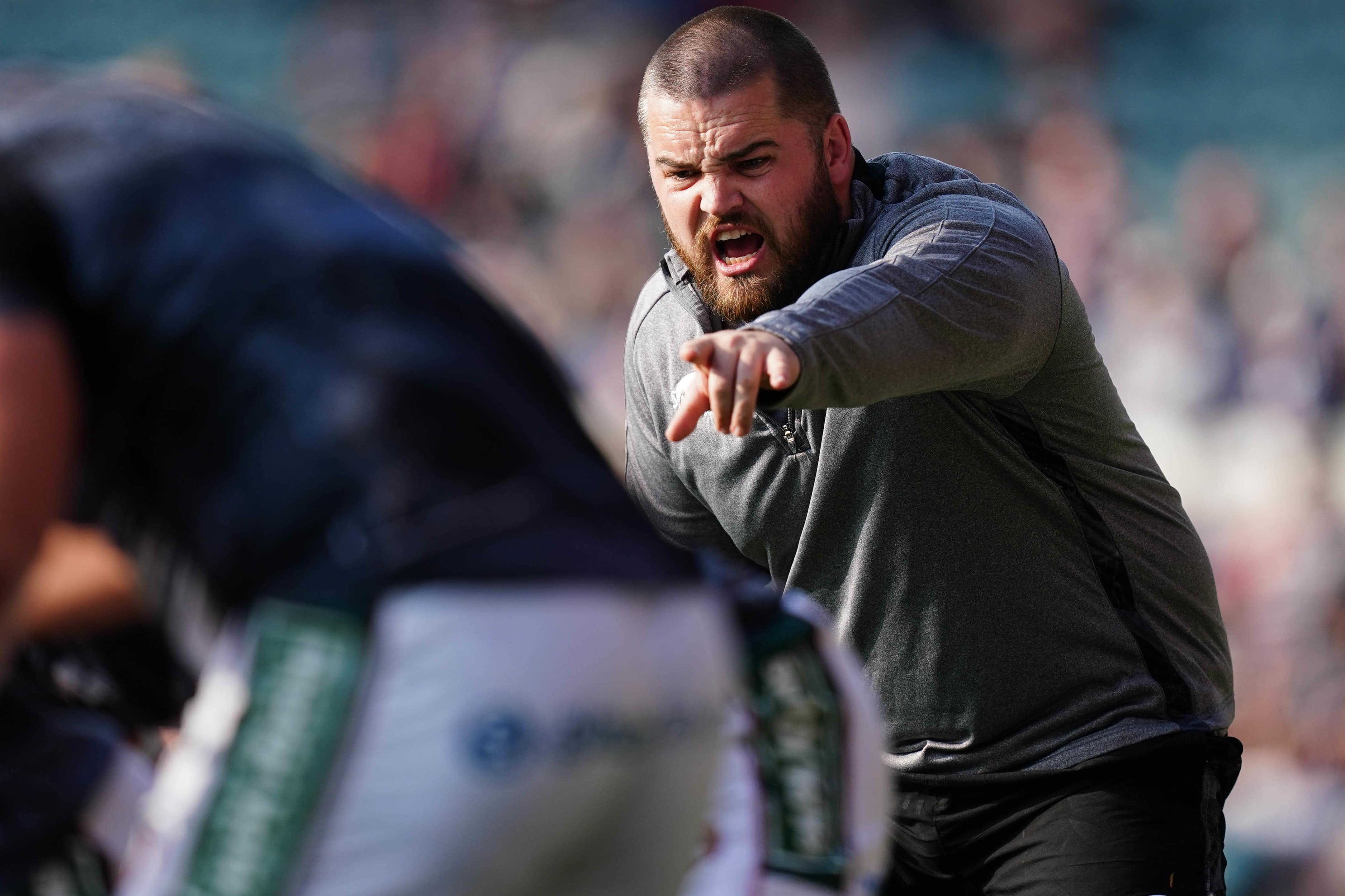 Scrum coach Tom Harrison joined England at the start of June (Mike Egerton/PA)